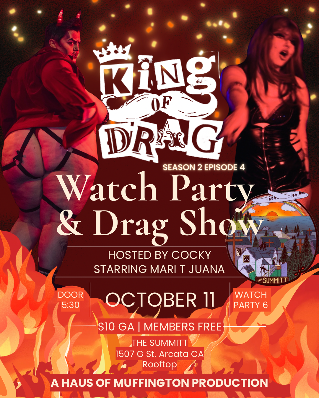 King of Drag Season 2 Watch Parties &amp; LIVE Drag King Shows at The Summitt