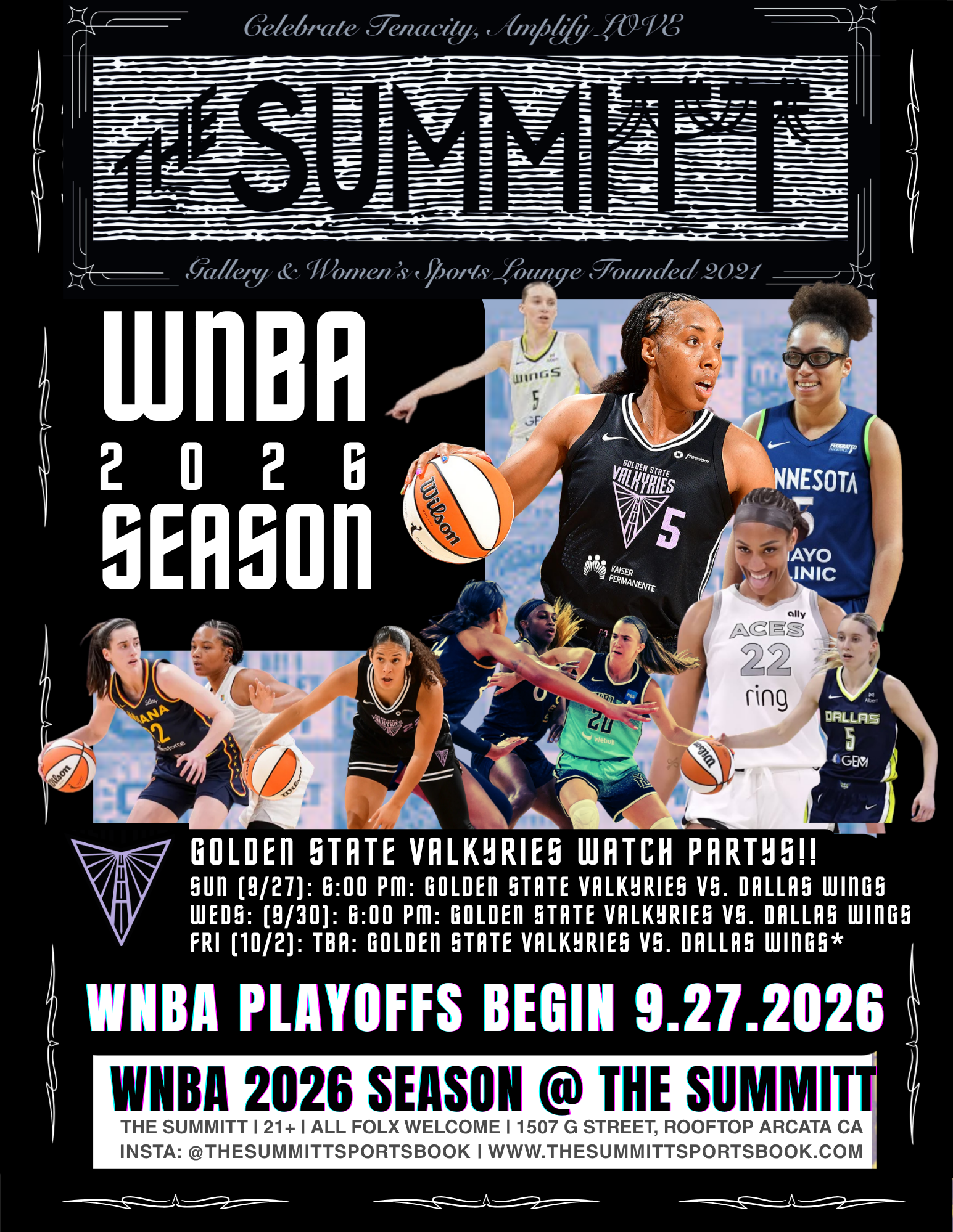 WNBA Semifinals &amp; Golden State Valkyries Watch Party @ The Summitt