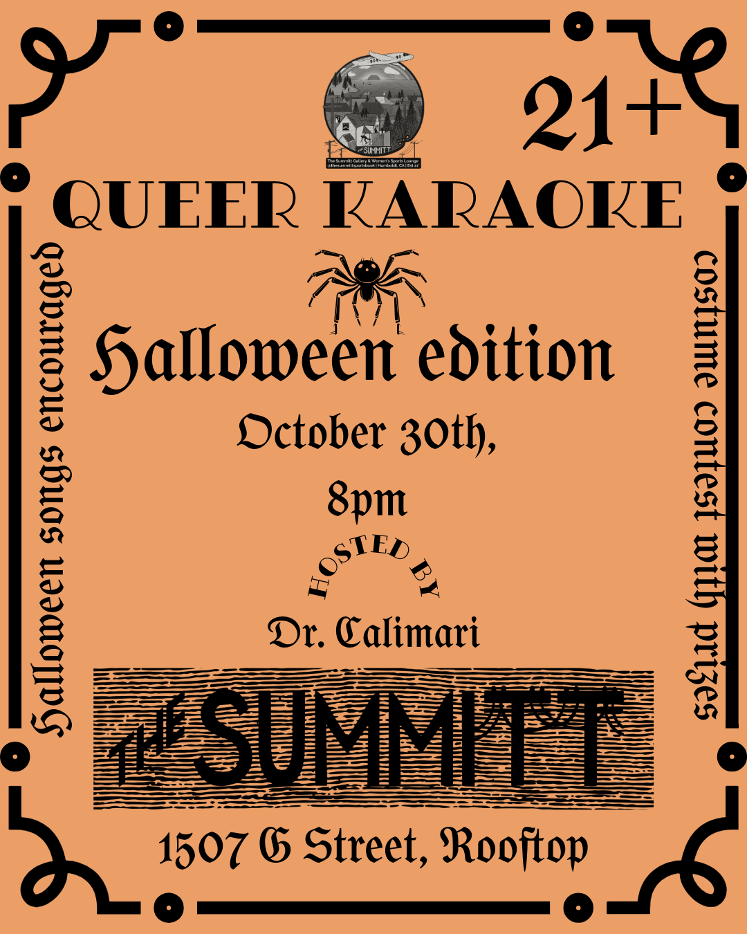Halloween Queer Karaoke at The Summitt!