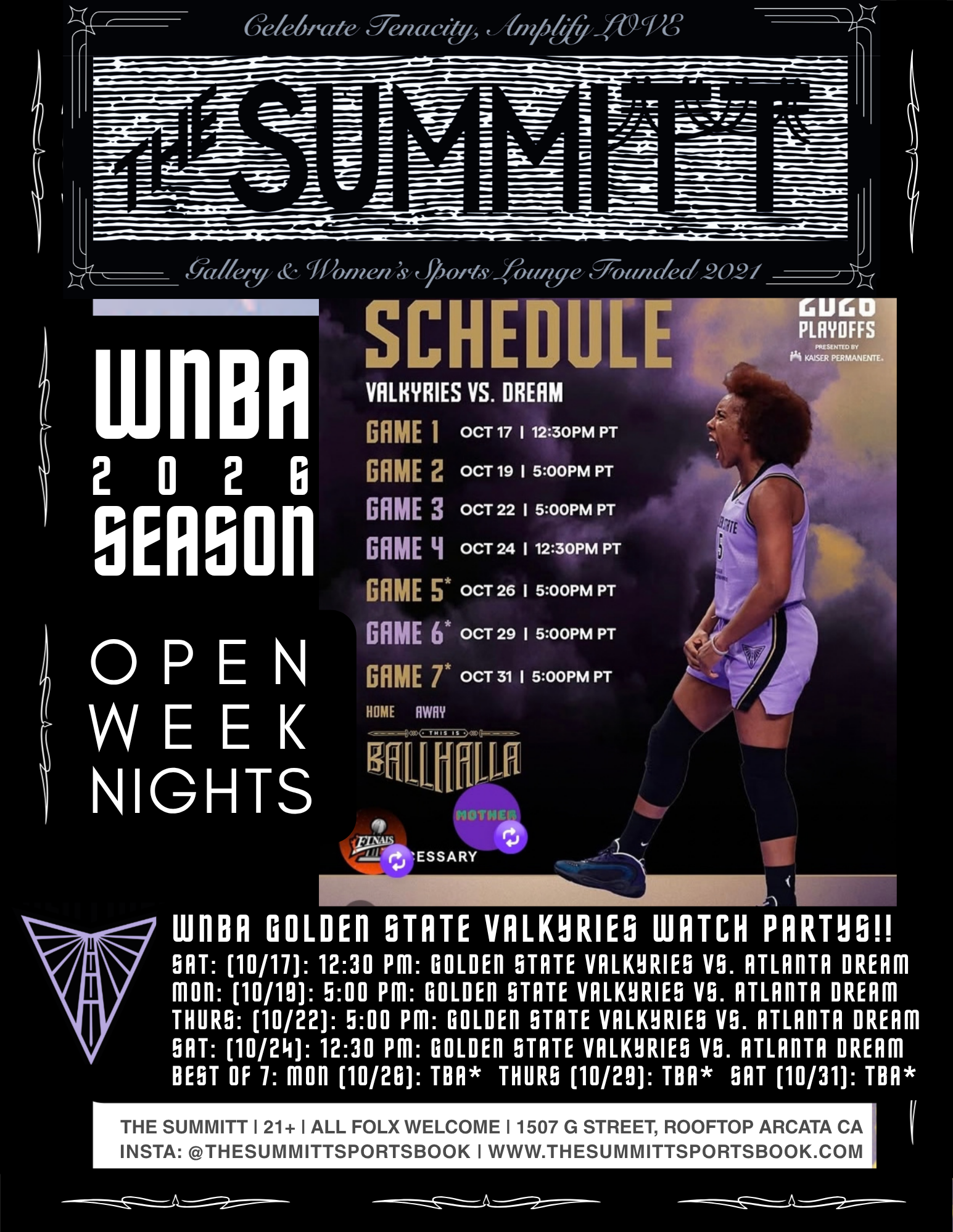 WNBA Finals &amp; Golden State Valkyries Watch Party @ The Summitt - Game #5