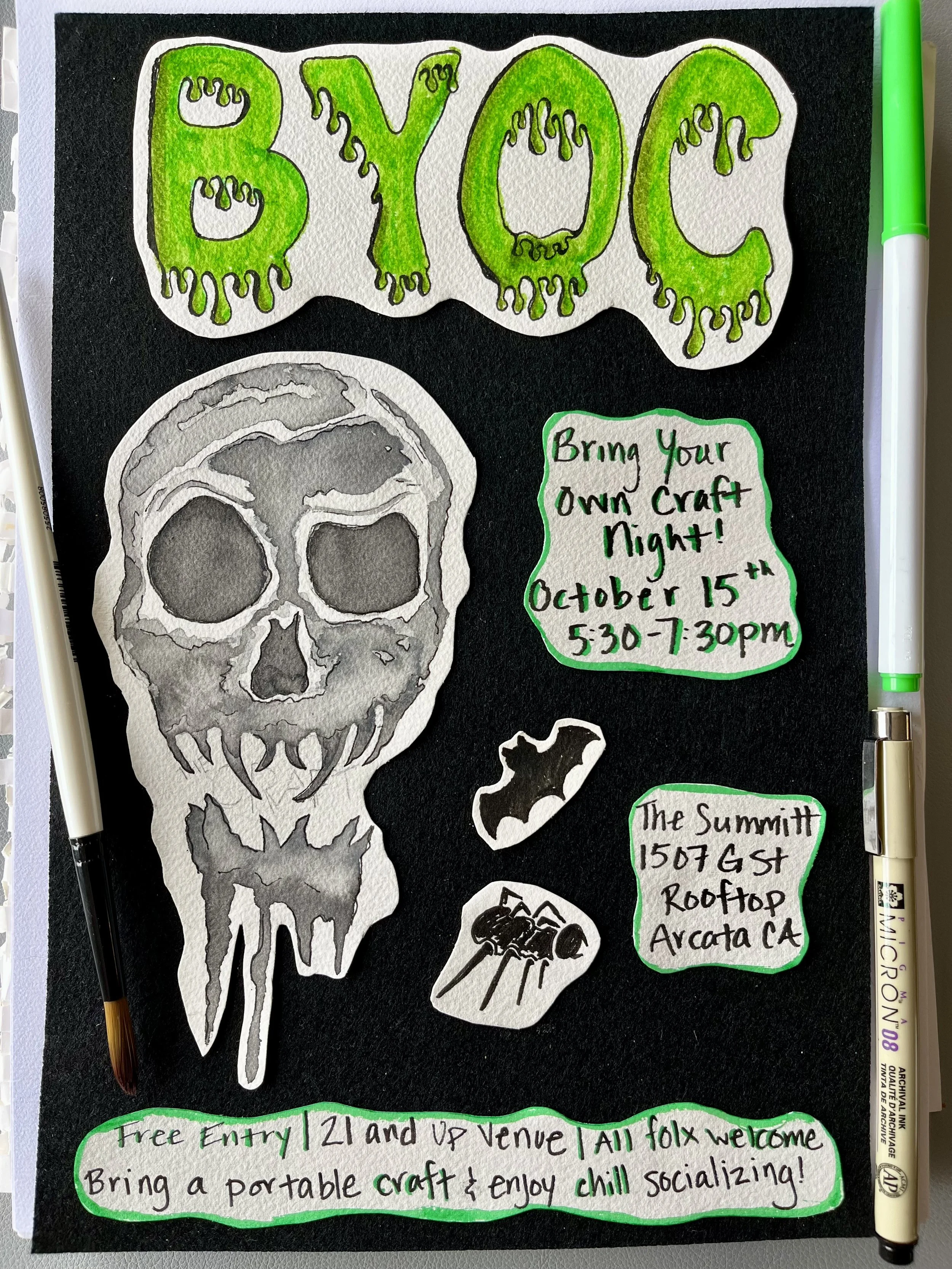 Queer B.Y.O.C. (Bring Your Own Crafts) Night!!!