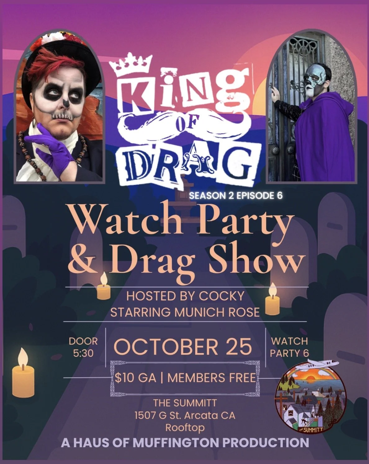 King of Drag Season 2 Watch Parties &amp; LIVE Drag King Shows at The Summitt