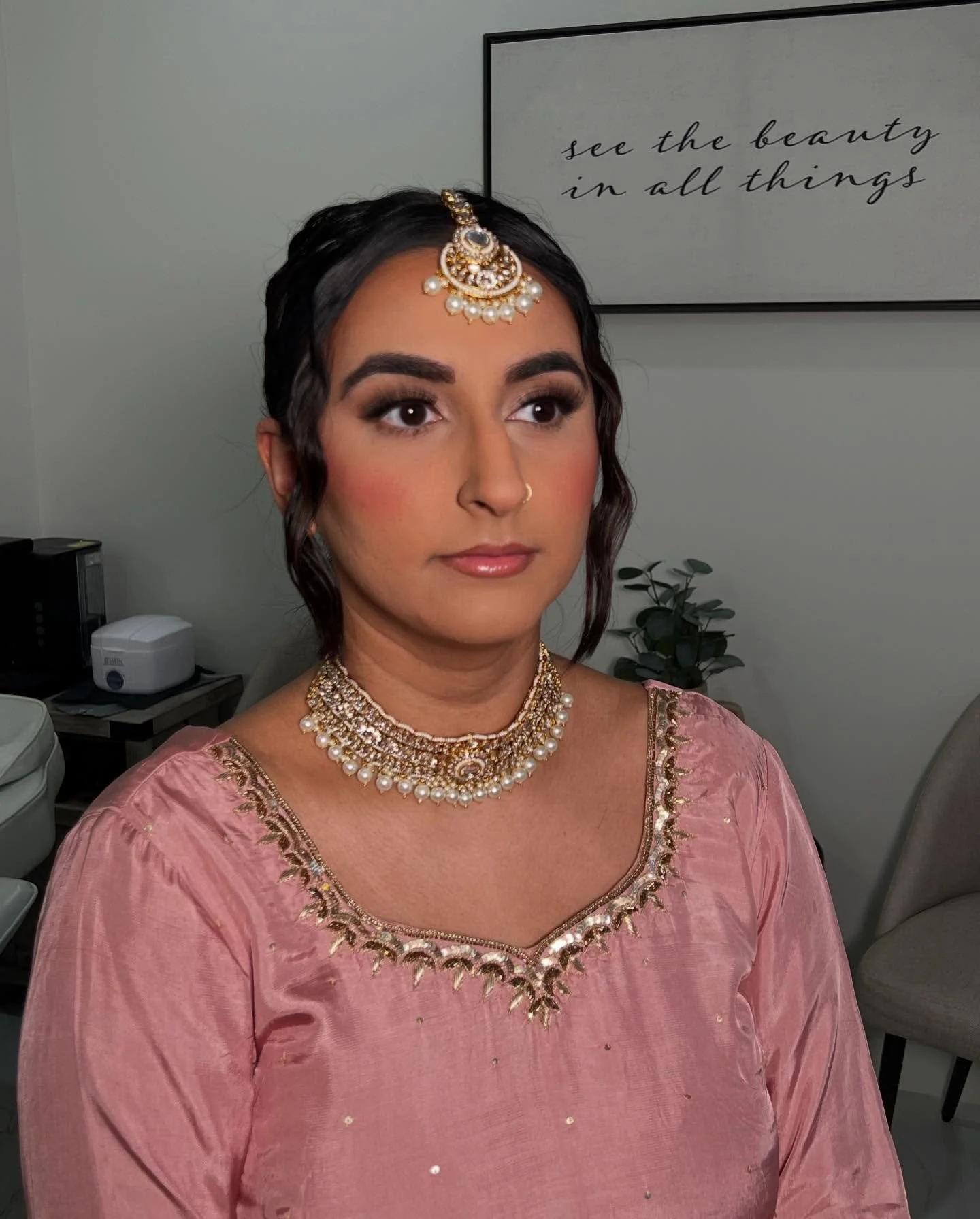 soft glam for Raman 🌸💕🎀