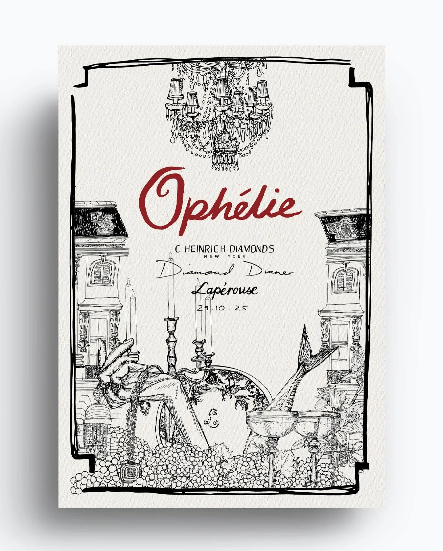 Big &eacute;l&eacute;gance is born from little details ❤️Close Up of creative features for @cheinrichdiamonds Diamond Dinner hosted at @laperouse_paris last month. ❤️For the concept, we drew on iconic features of the venue and heroed signature pieces