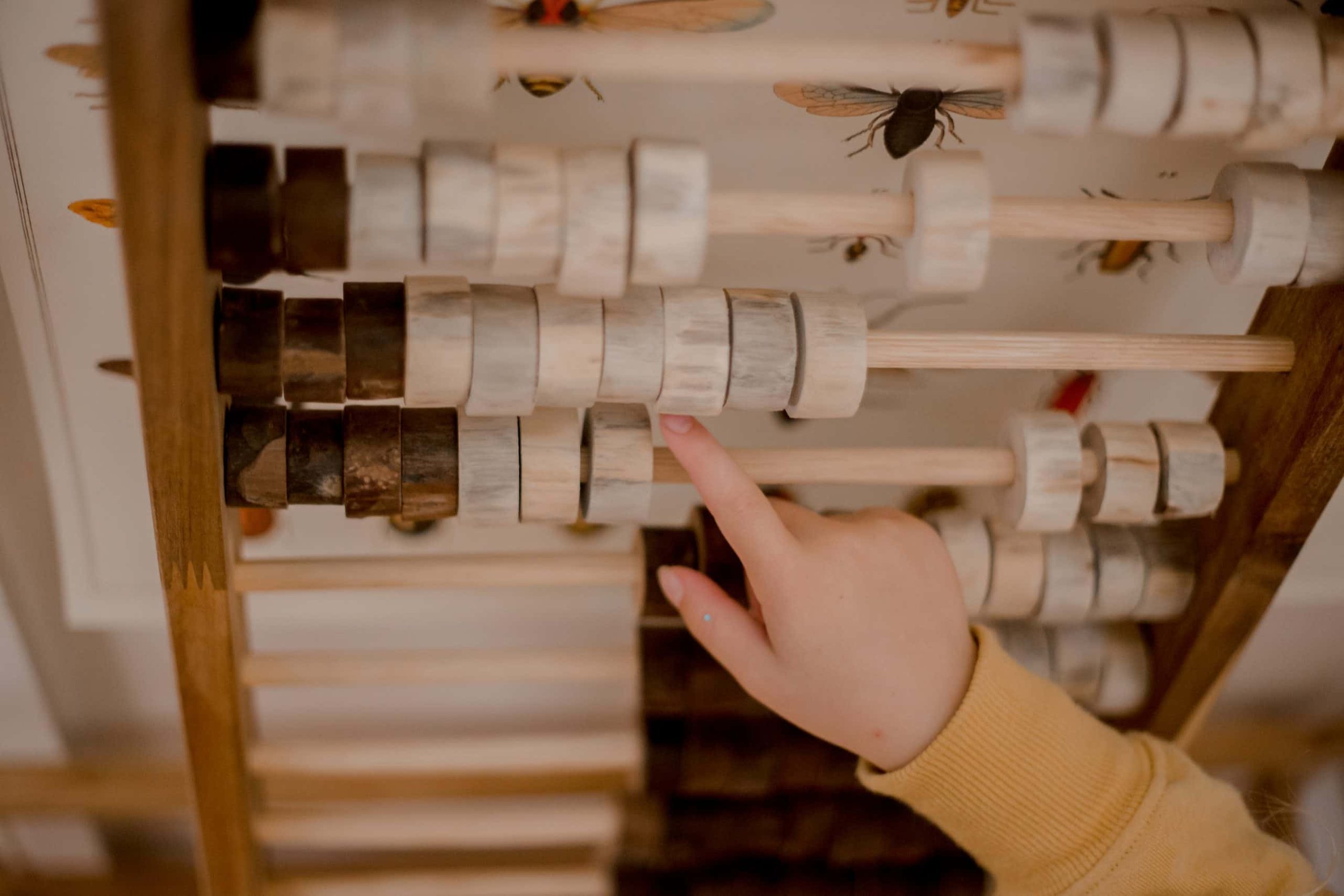 Tree Abacus Wooden Educational Toy Counting Tool