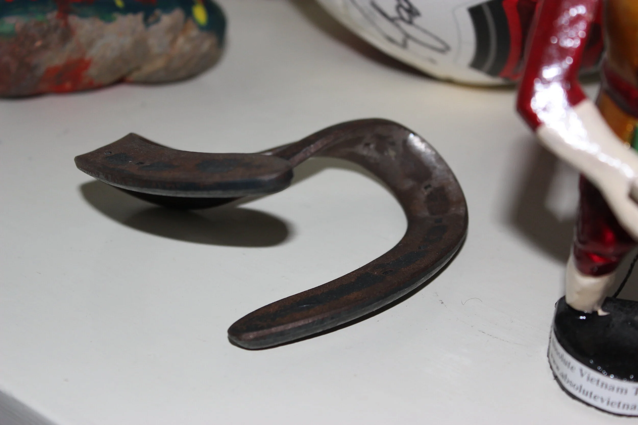 This horse shoe will not be straightened by Malachy