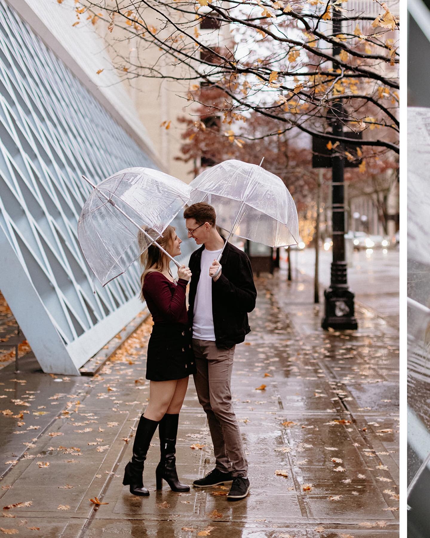 It&rsquo;s raining this week in San Diego so it feels like a good time to share this rainy shoot. My last engagement shoot of 2022 back in Seattle with these babes ☔️💦🫶🏼