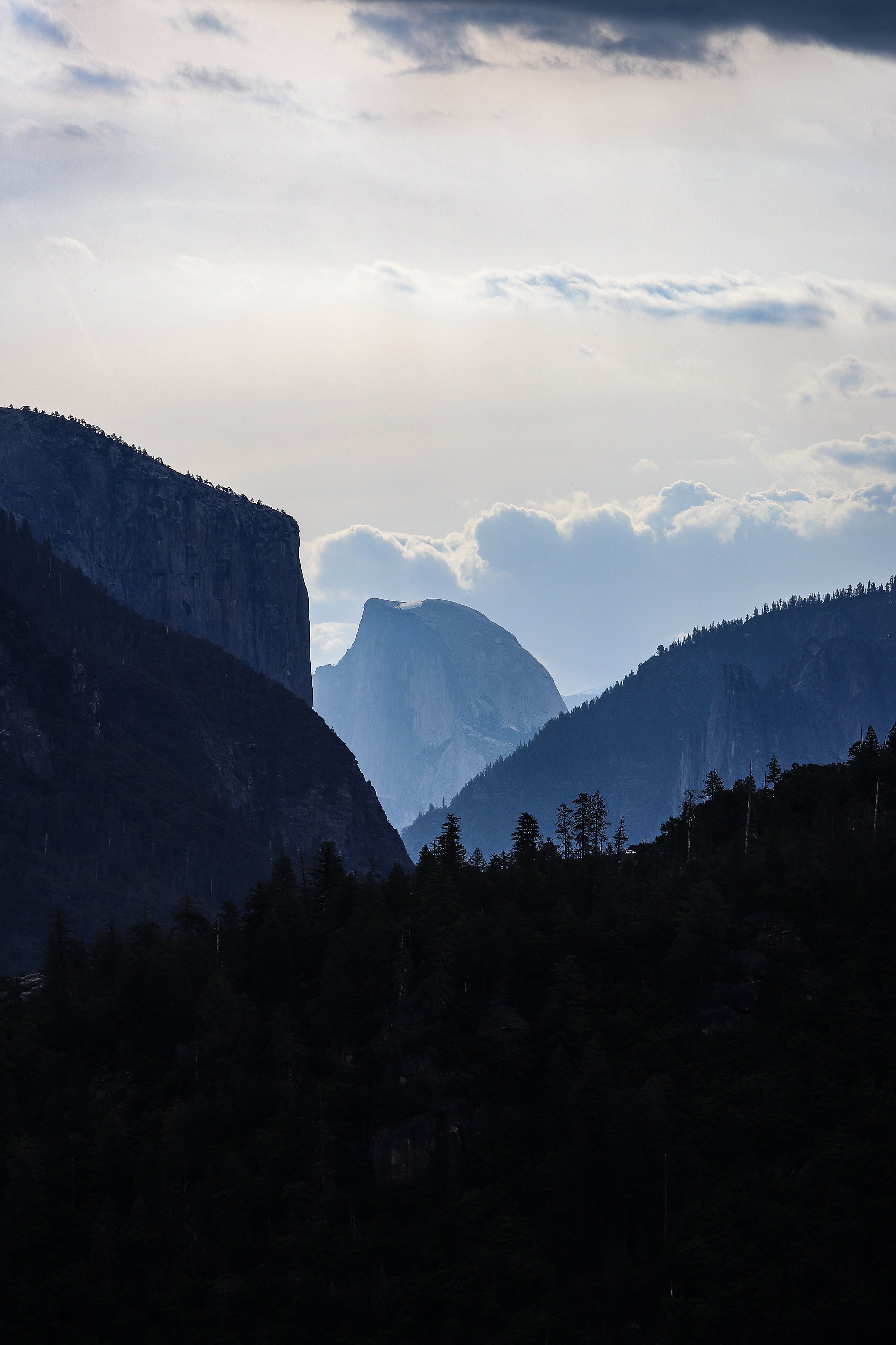 Half Dome & El Capitan, Yosemite National Park, California