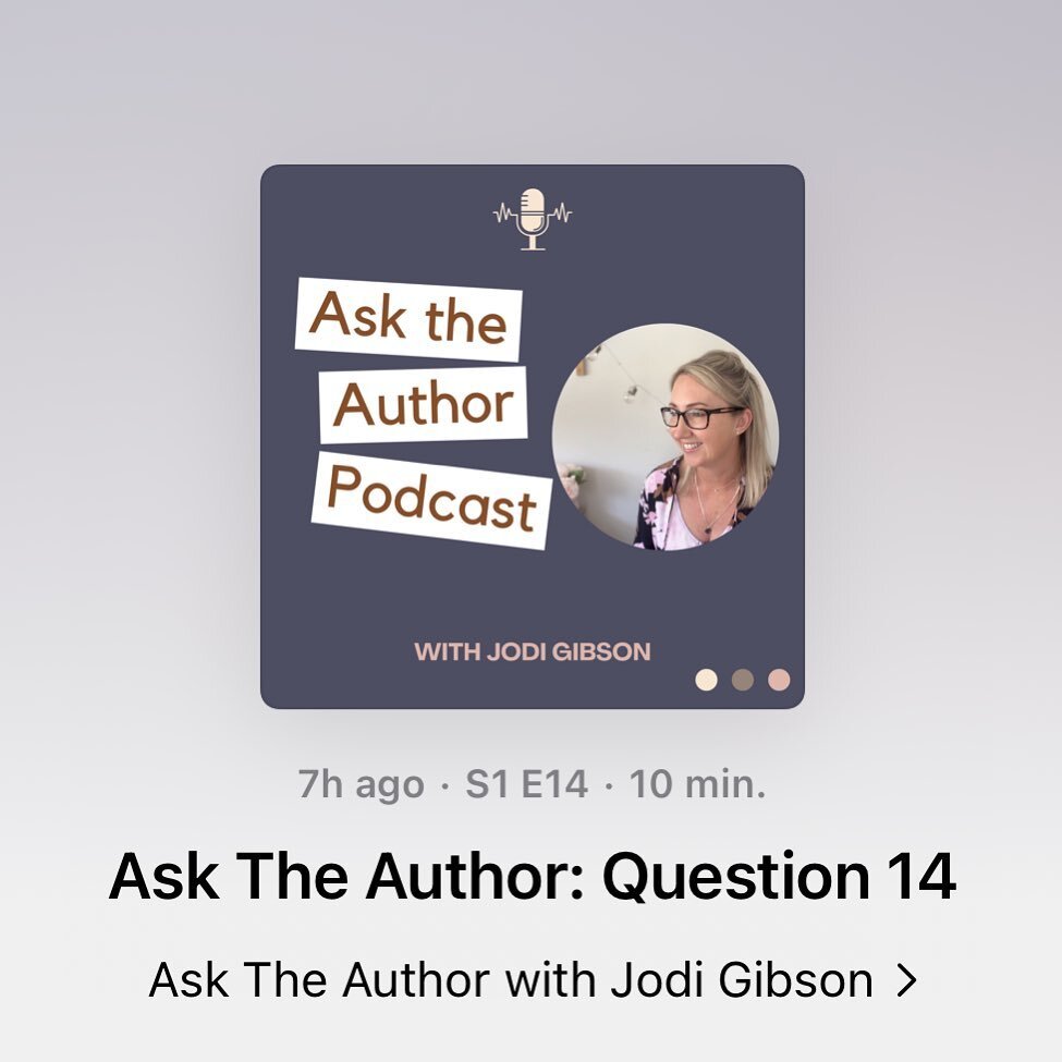 This weeks podcast episode was a fun one. I was asked by a listener what the most surprising thing I&rsquo;ve learned about writing over the years was. Episode 14 out now on your fav podcast app. 

#podcast #podcastforwriters #writingpodcast #writing