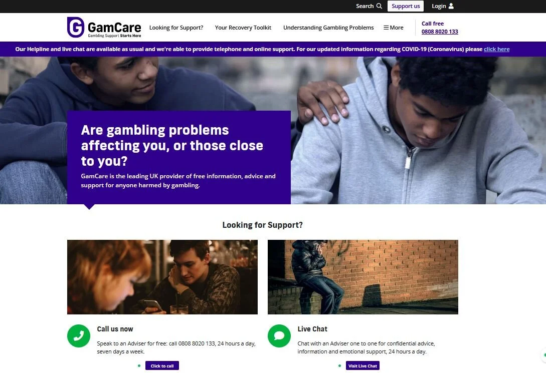 Gamcare (via empower)