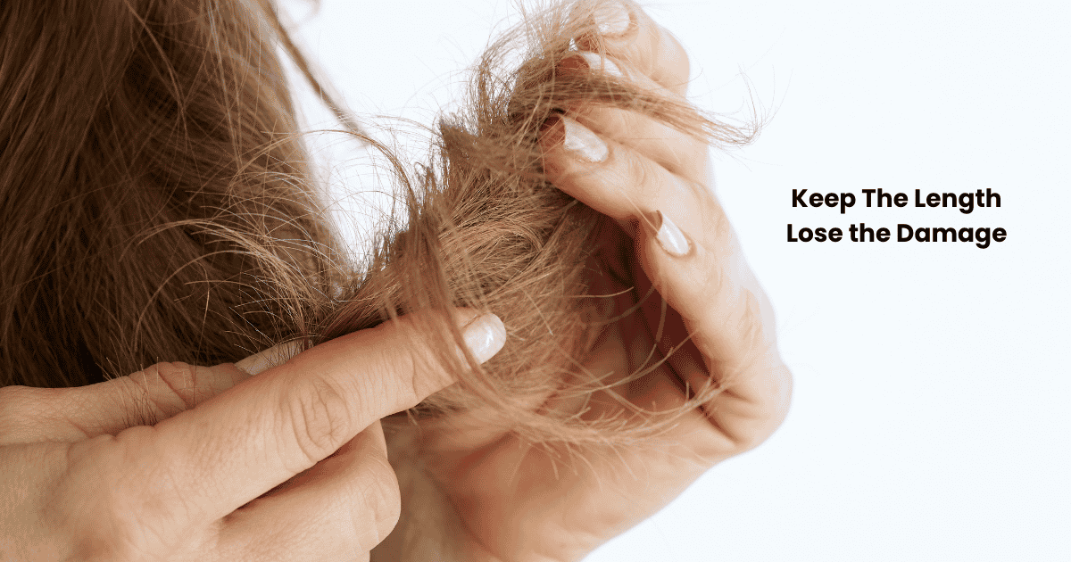 Split end damage can be fixed at bLUXE in Medway with a split end treatment