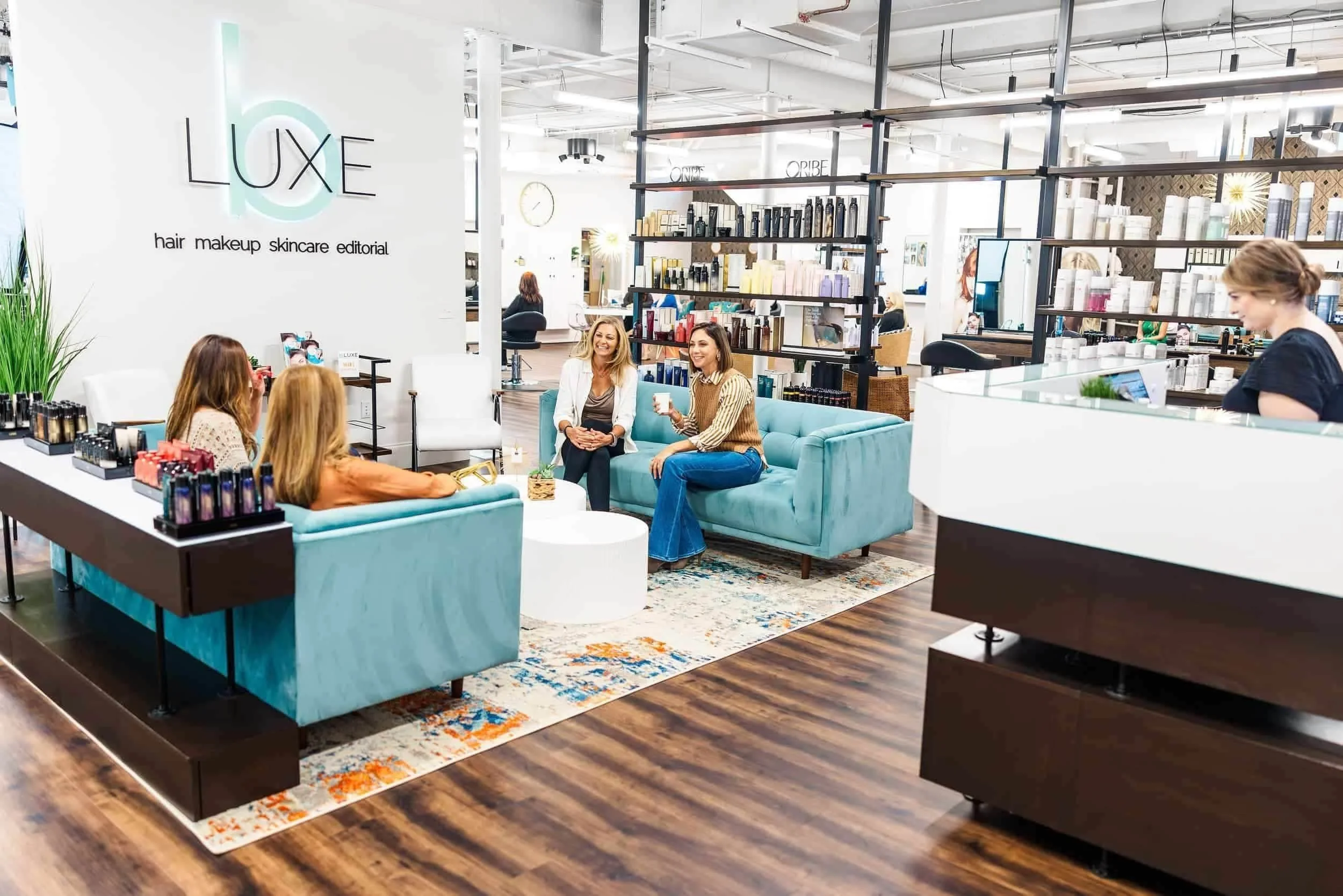 This is the bLUXE studio located in Medway, MA at the Medway Mills. Over 4000 sq ft there's something for everyone. Hair, Makeup, Skincare, Wigs & Toppers