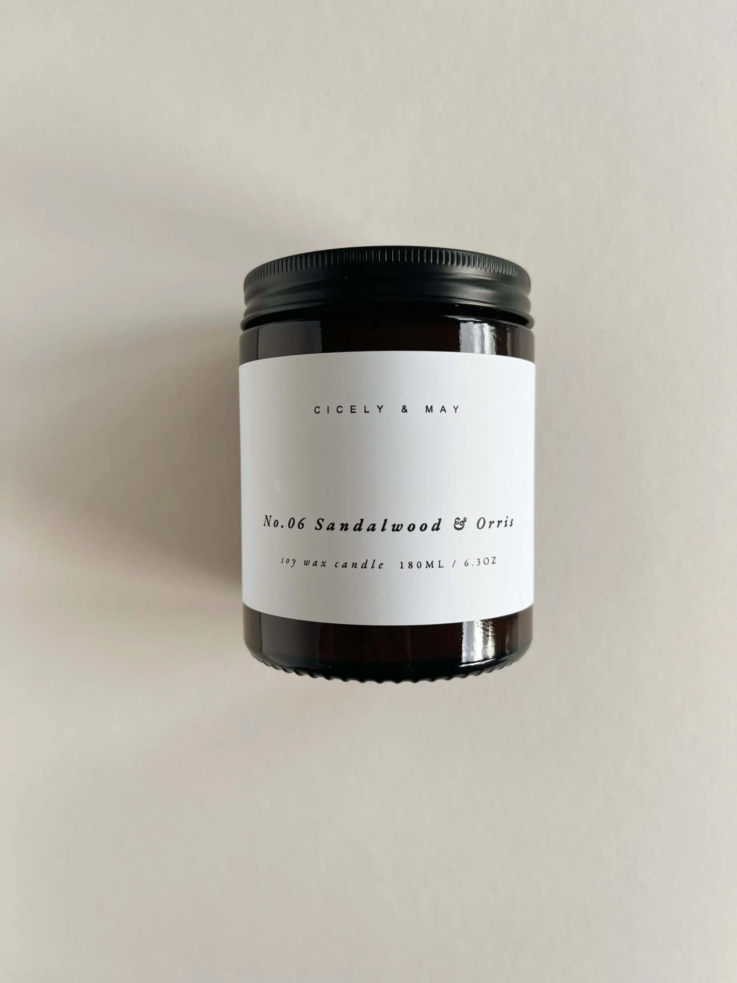 No. 06 - Sandalwood & Orris Soy Candle