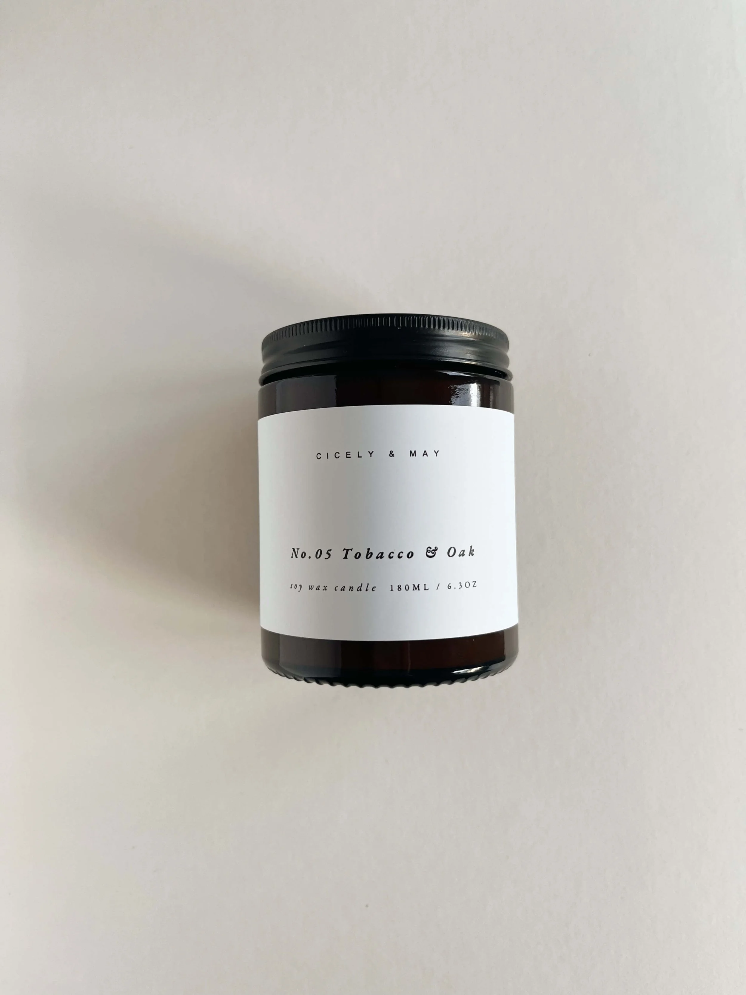 No. 05 - Tobacco & Oak Soy Candle