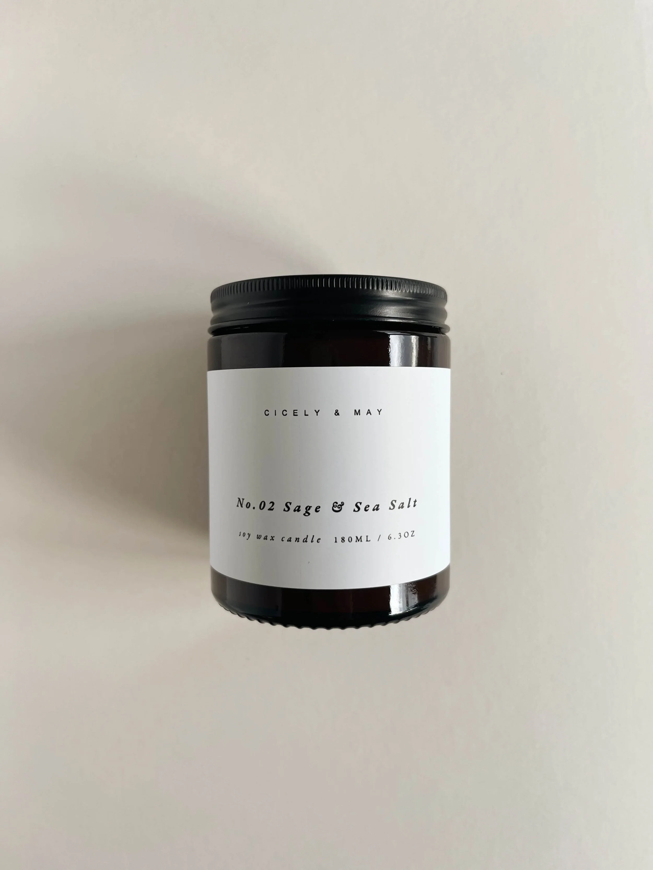 No. 02 - Sage & Sea Salt Soy Candle