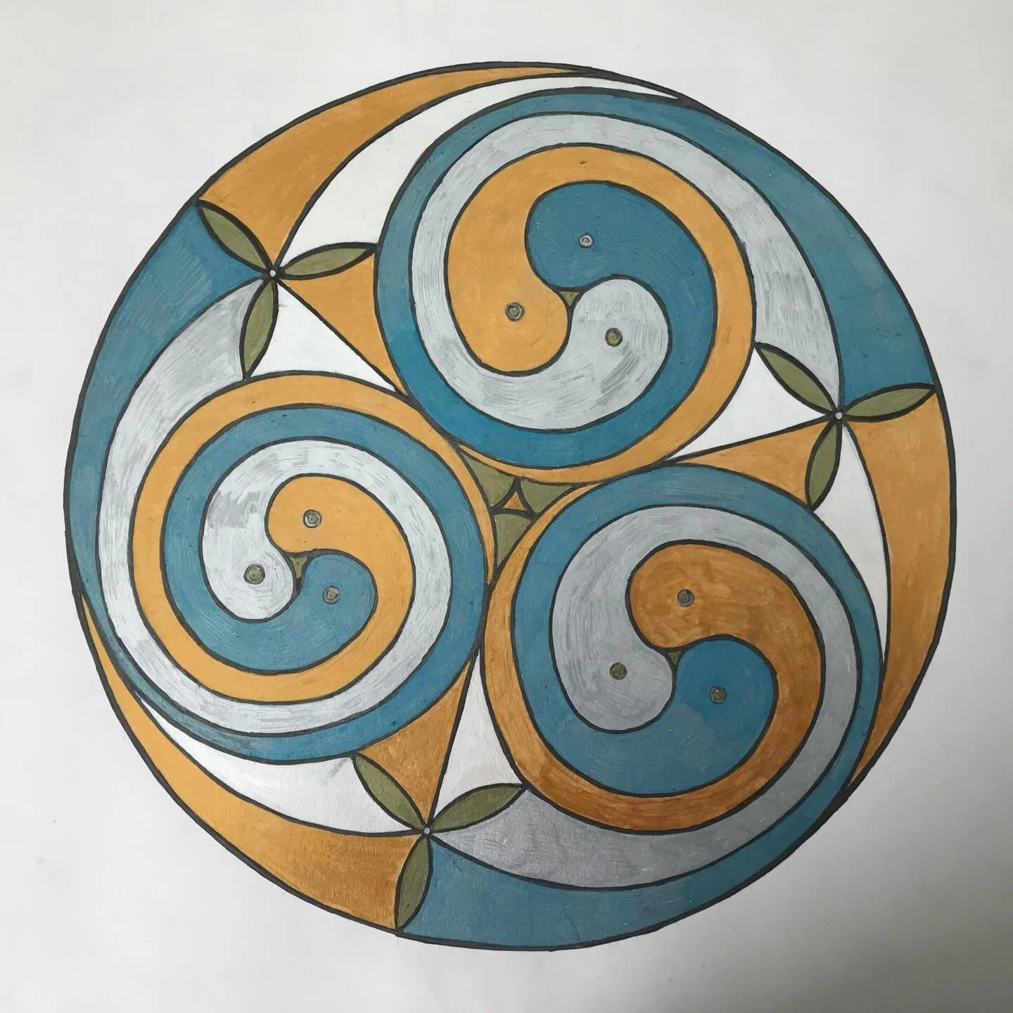 Day 19 of #21daysinmyartworld26 by @taraleaver and the prompt is From The Archive.

My first ever geometry course was in Celtic Pattern with @adamtetlowteaching in 2014. Although I found it challenging I loved the experience. As a beginner I knew I n