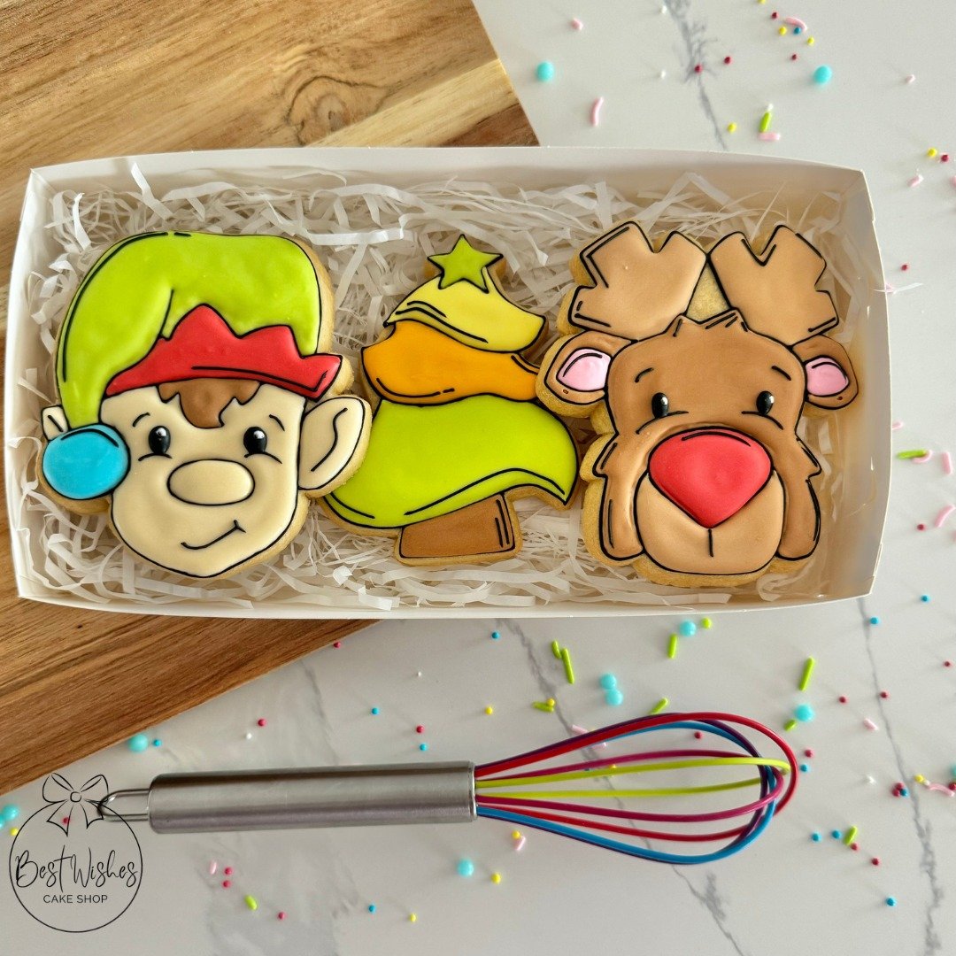 2024 Christmas cookies ready to order on the website 
bestwishescakeshop.com.au