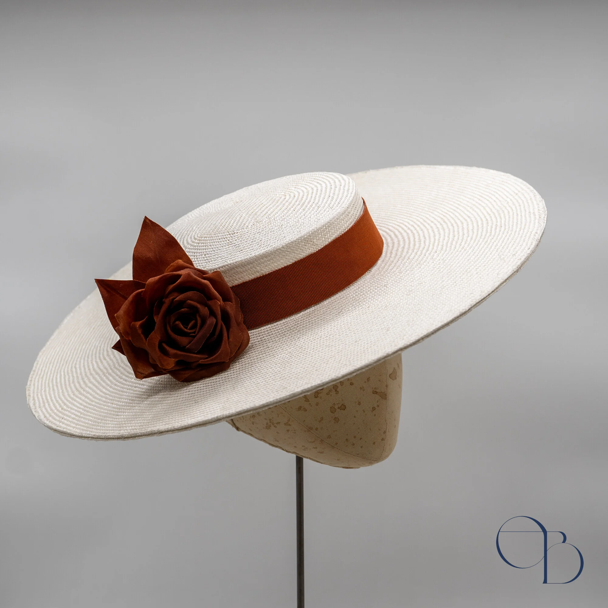 Brown occasion best sale hat