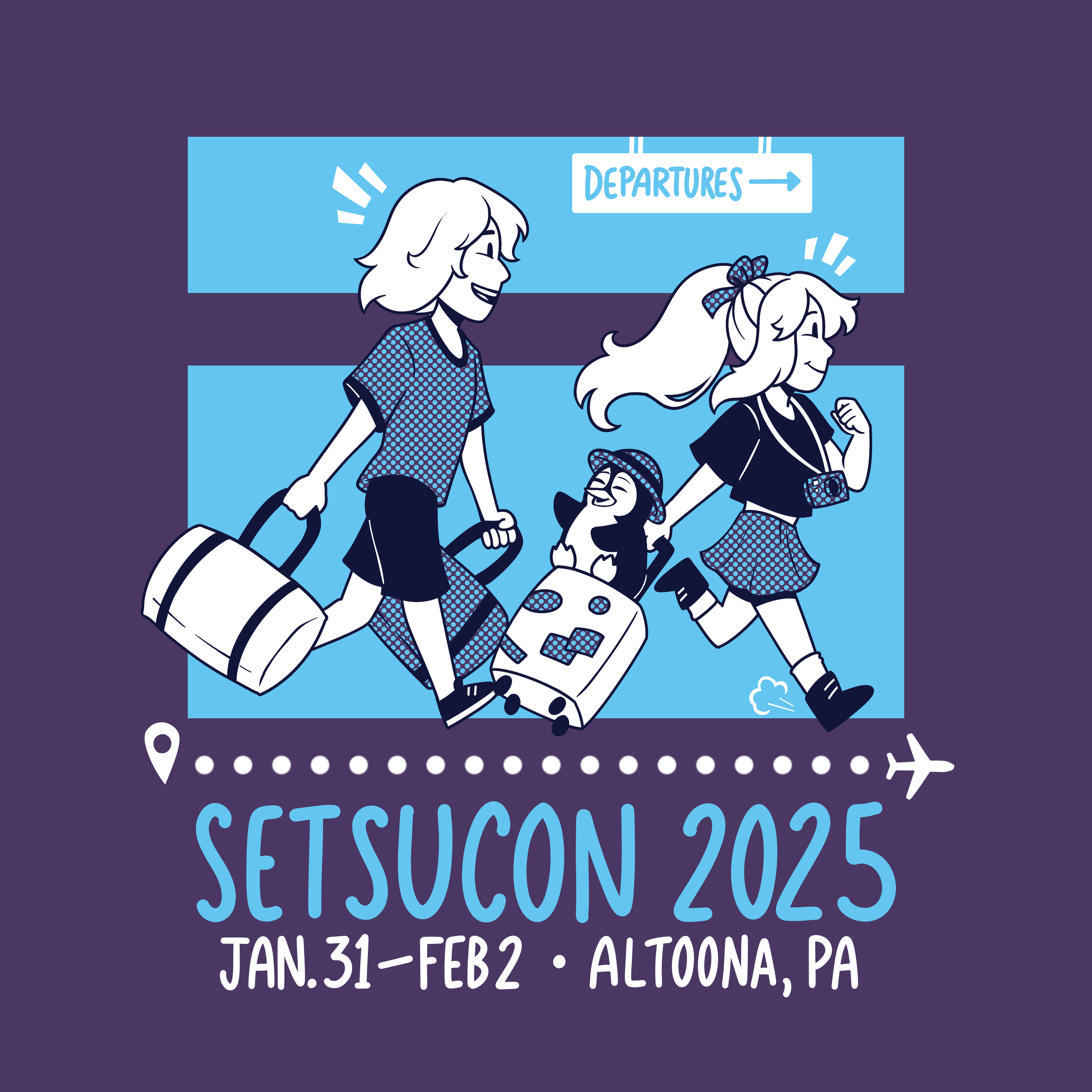 2025 Staff Shirt, Front (Theme: Travel)