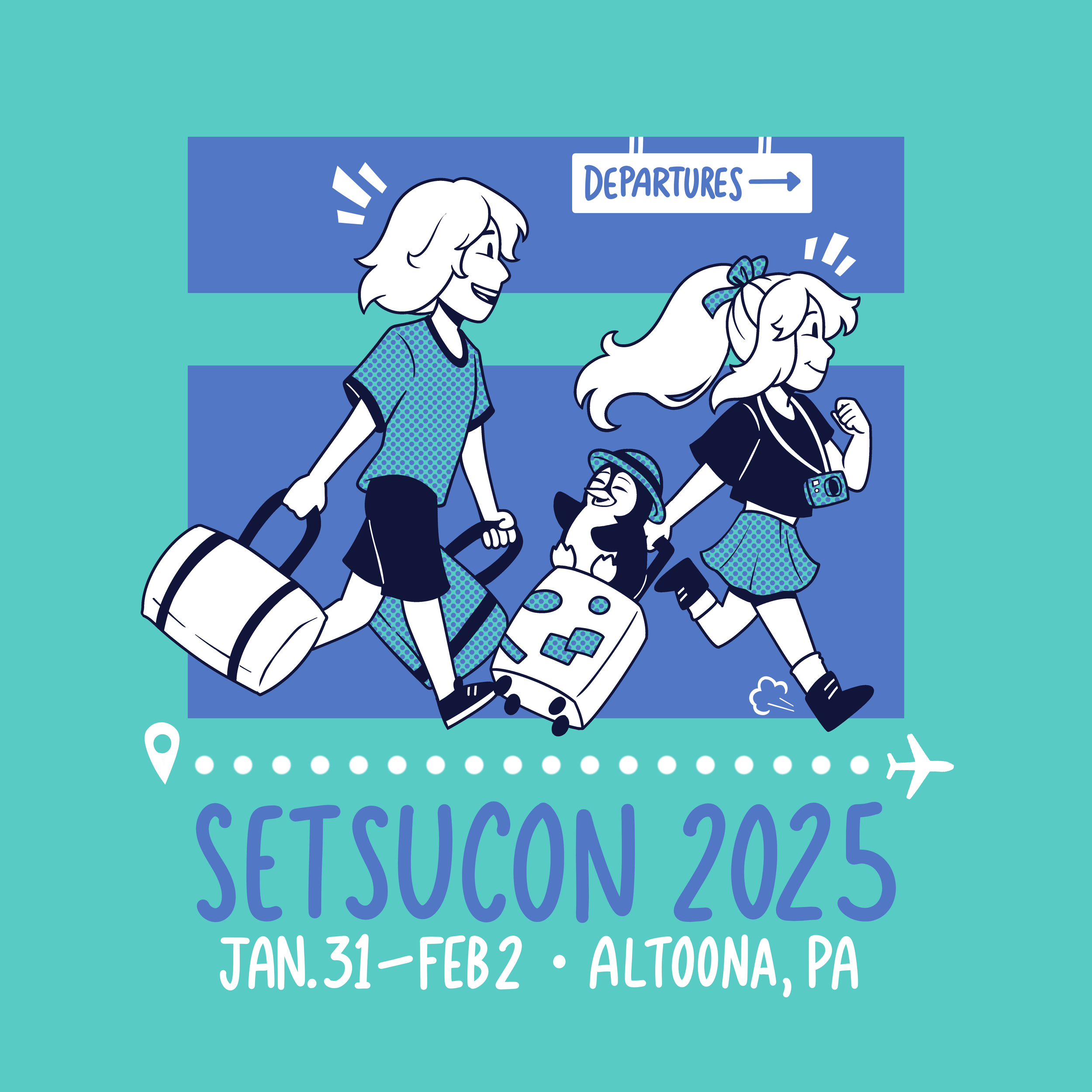 2025 Volunteer Shirt, Front (Theme: Travel)