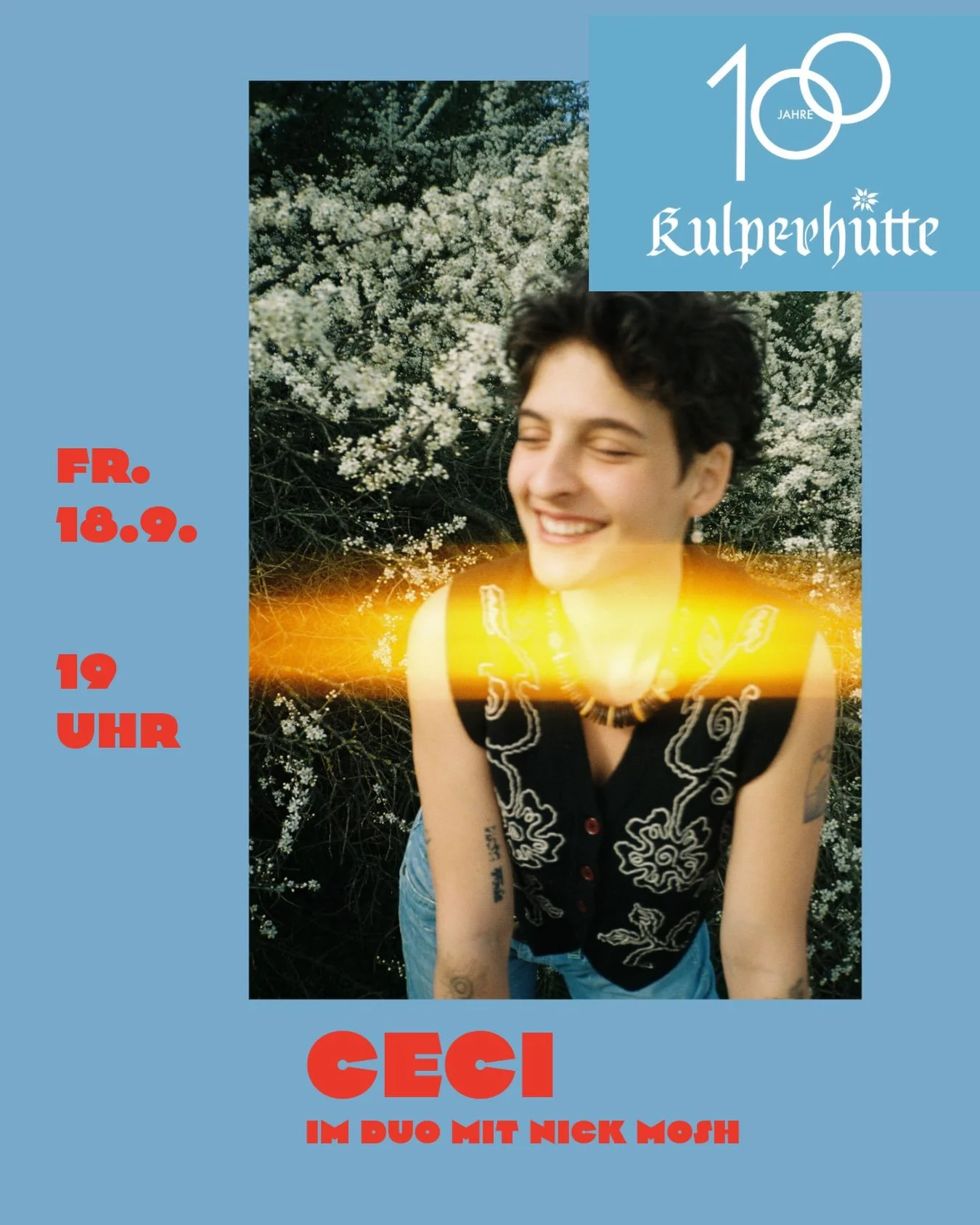 Am Freitag  wird uns @cecismusic_ bezaubern, die mit ihrem charmanten und souligen Indie-Pop und ihrer besonderen B&uuml;hnenpr&auml;senz begeistert. 
Ceci&rsquo;s Musik ist W&auml;rme &amp; Leichtigkeit, tr&auml;umerisch und verspielt.
Wir freuen un
