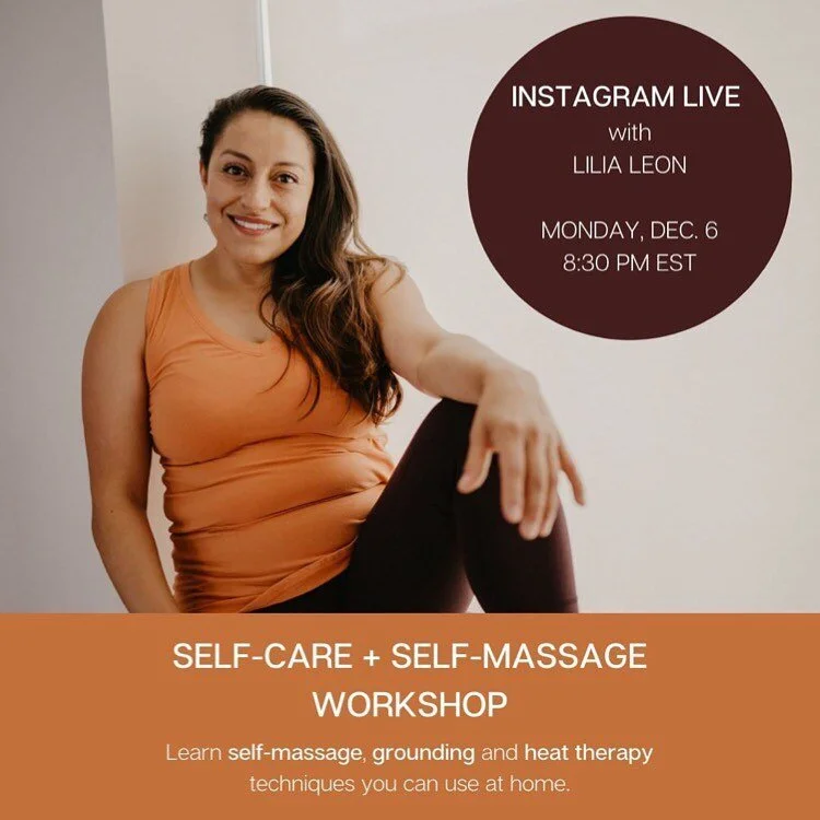 Repost from @thedancecurrent
&bull;
YOU&rsquo;RE INVITED: INSTAGRAM LIVE ON DECEMBER 6, 8:30pm EST 

Not everyone can access massage therapy services easily and this time of year can be stressful. The good news is that we&rsquo;ve partnered with Lili