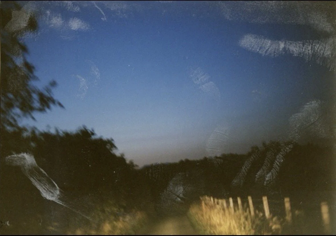 Fingerprint powder on family photograph 