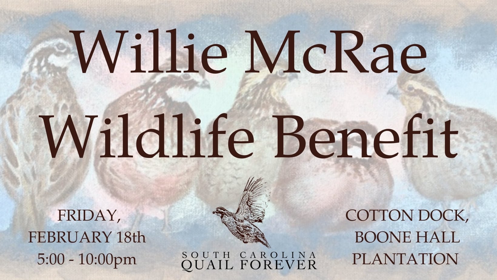 Willie McRae Wildlife Benefit