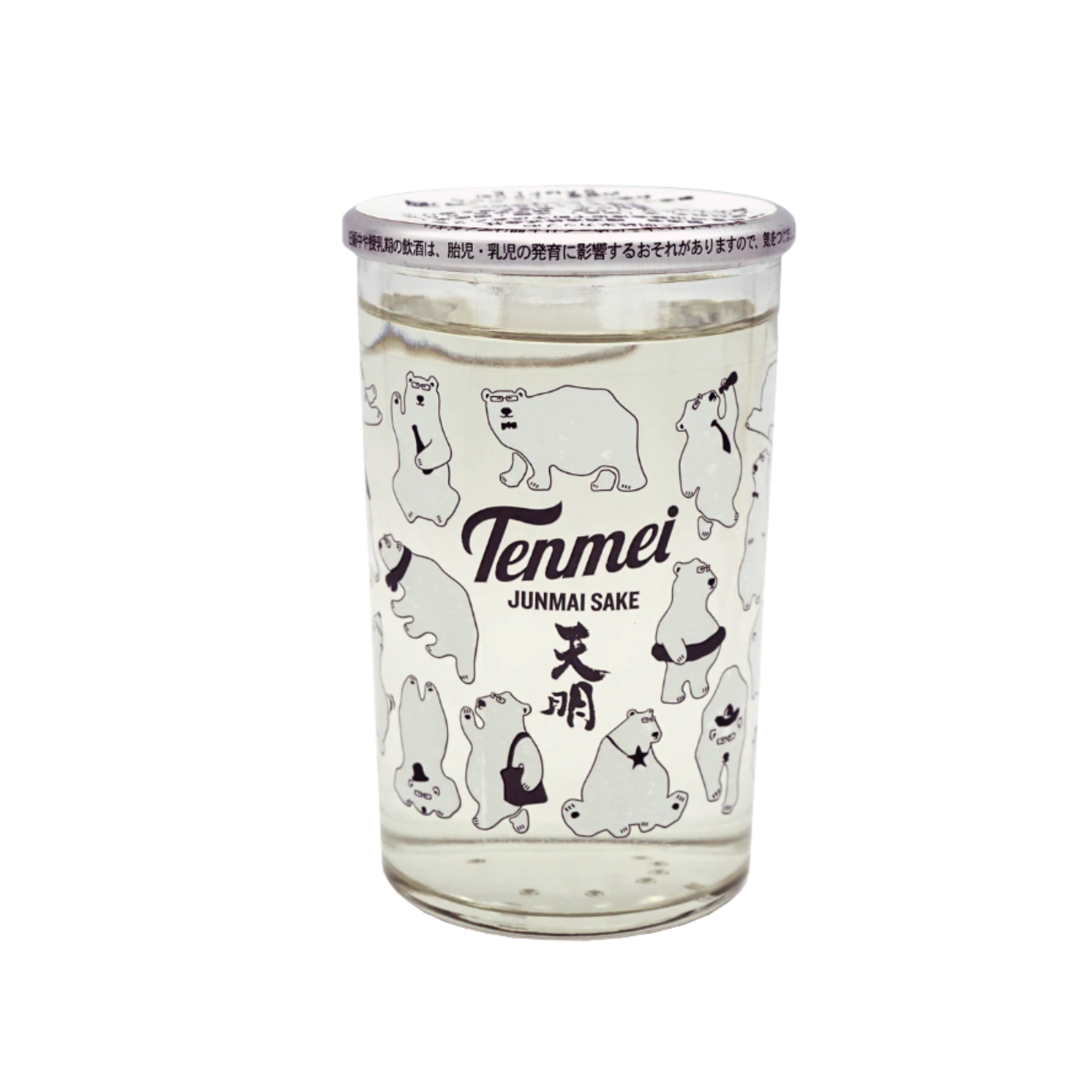 Akebono Shuzo Co., Ltd., Tenmei Bear Cup 180ml, Fukushima