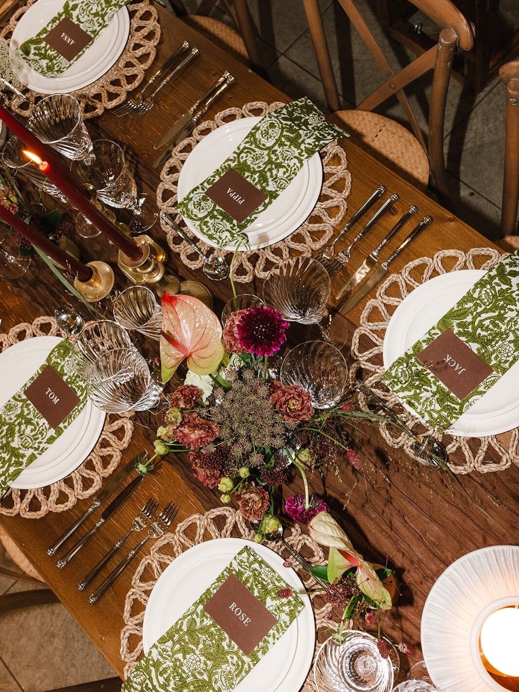 Summers nearly here, and so is wedding season. Roll on that sunshine ☀️

Featuring: 
Dahlia Placemats 
Artesano Dinnerware
Fleur Glassware Set
Seren Cutlery 

Venue: @theoakbarnff 
Photographer: @olegs_samsonovs 
Design, Style &amp; Furniture Hire: @