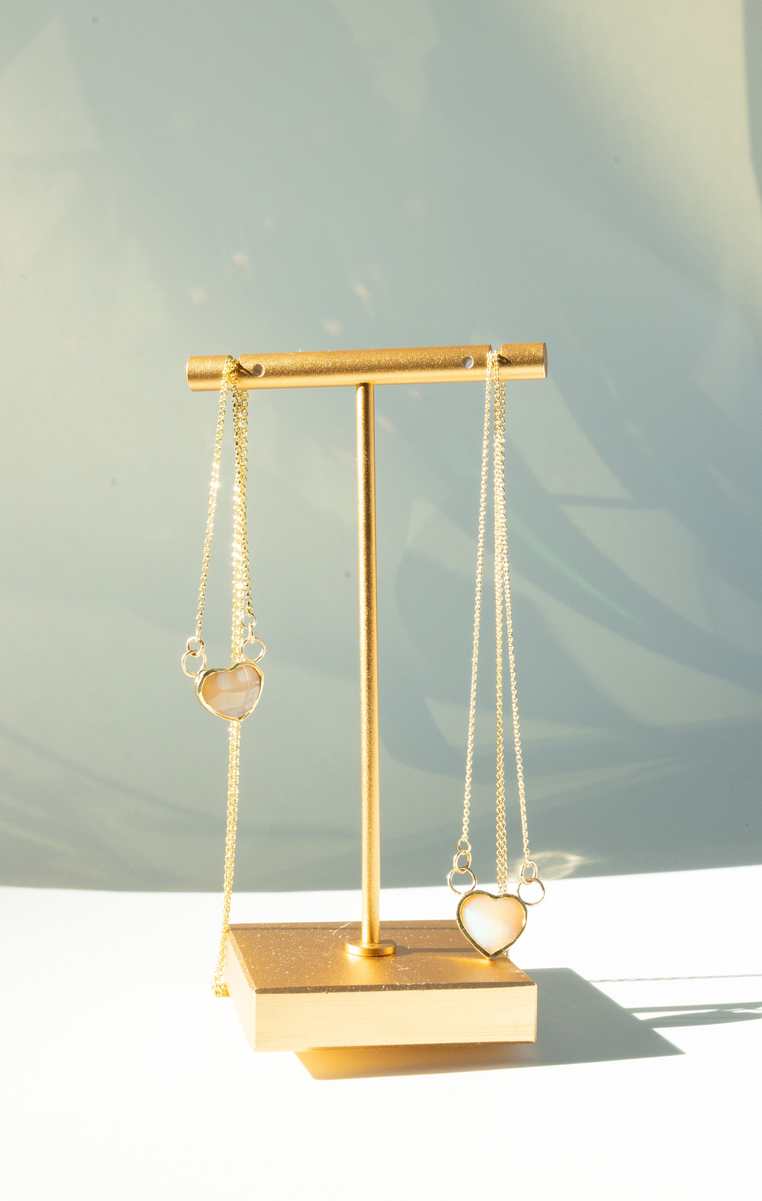 Australian Opal  hearts