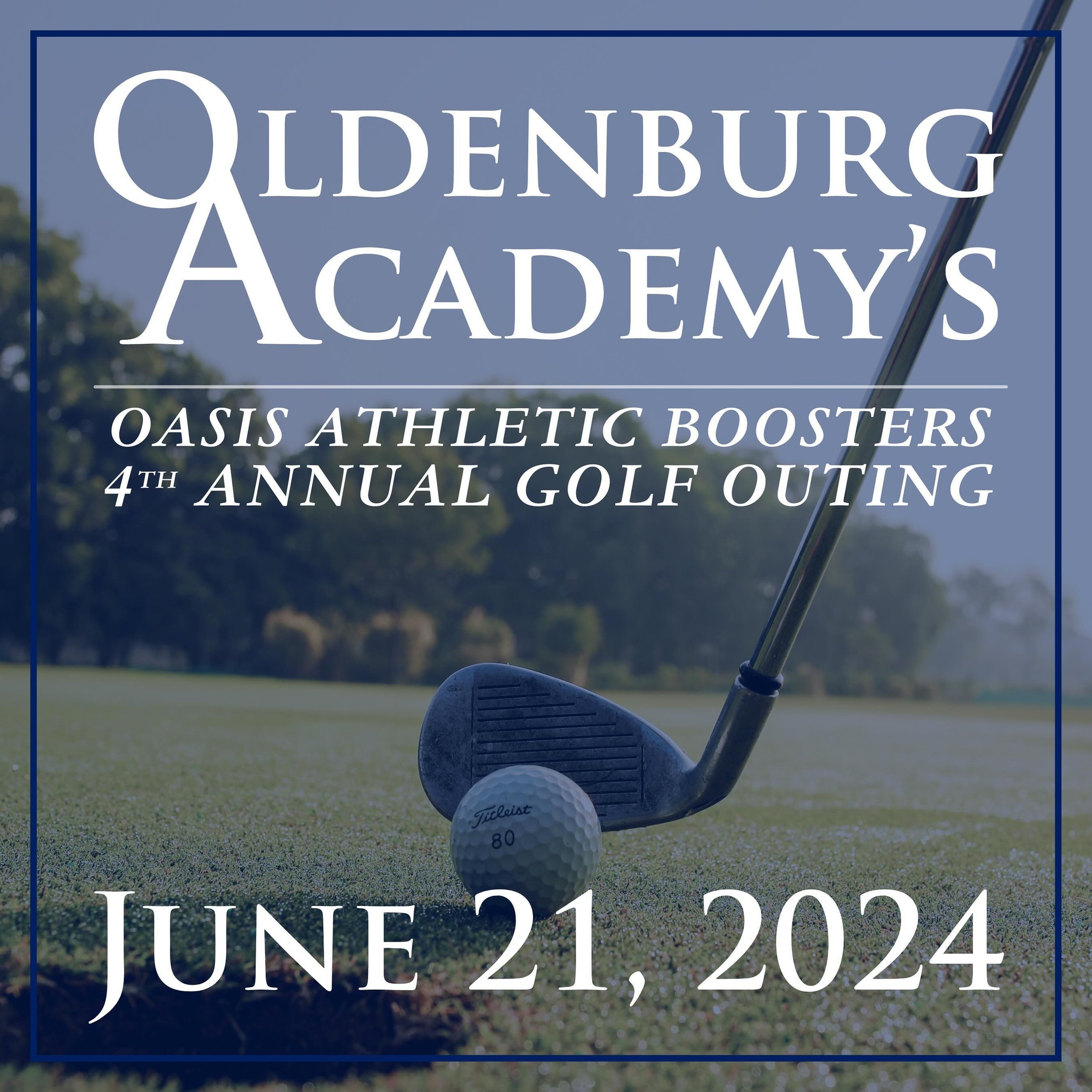 OA&rsquo;s 4th Annual OASIS Athletic Boosters Golf Outing will be held on June 21, 2024!

Hillcrest Country Club
Tee Time | 1:00 PM

Stay tuned for more details and registration information!