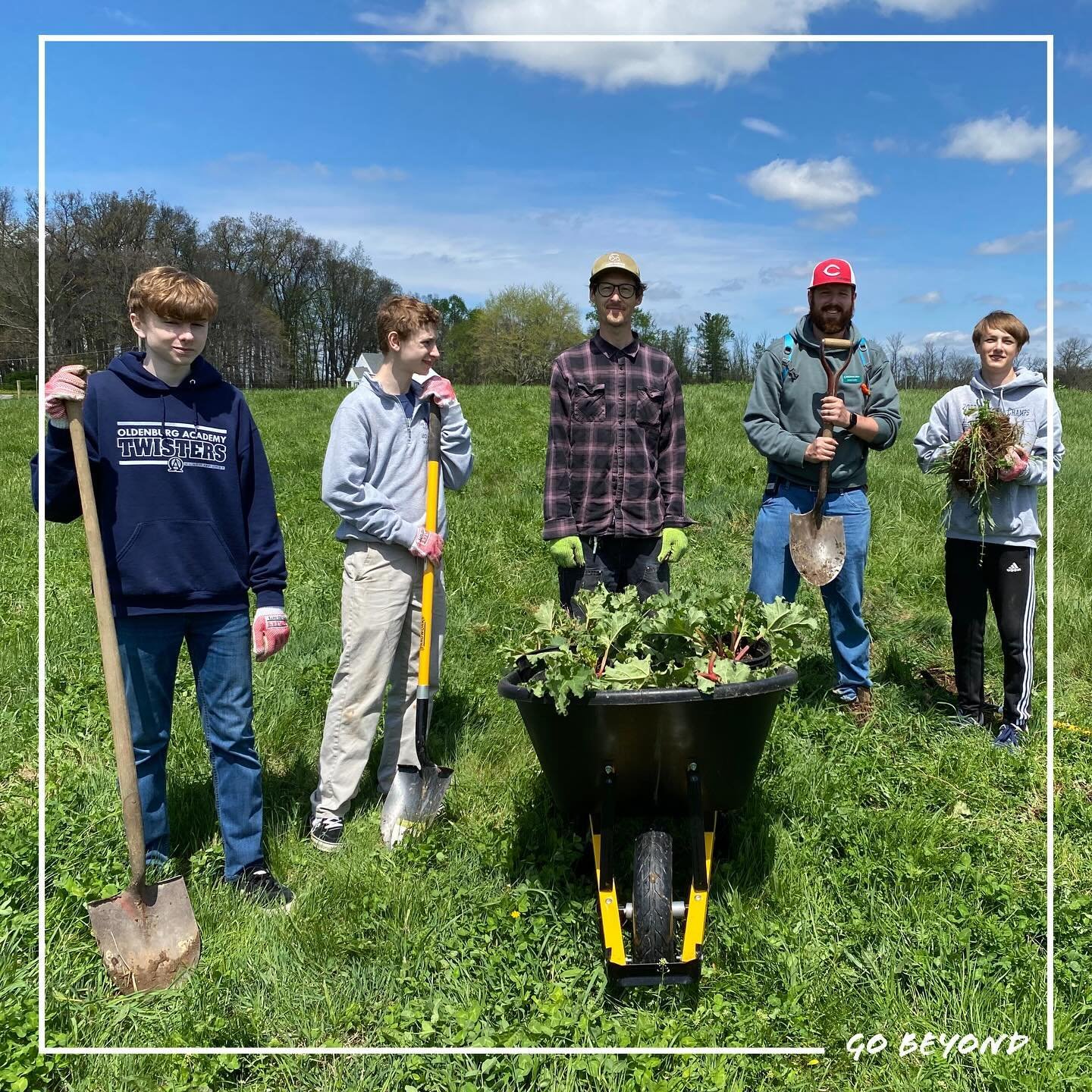 Happy Earth Day!

On Friday, students, faculty, and staff gathered for Mass in the Sisters&rsquo; Chapel, and partook in an afternoon of service. They cleaned around school, gardened, the Seniors mulched and swept outside at Holy Family Parish, and t