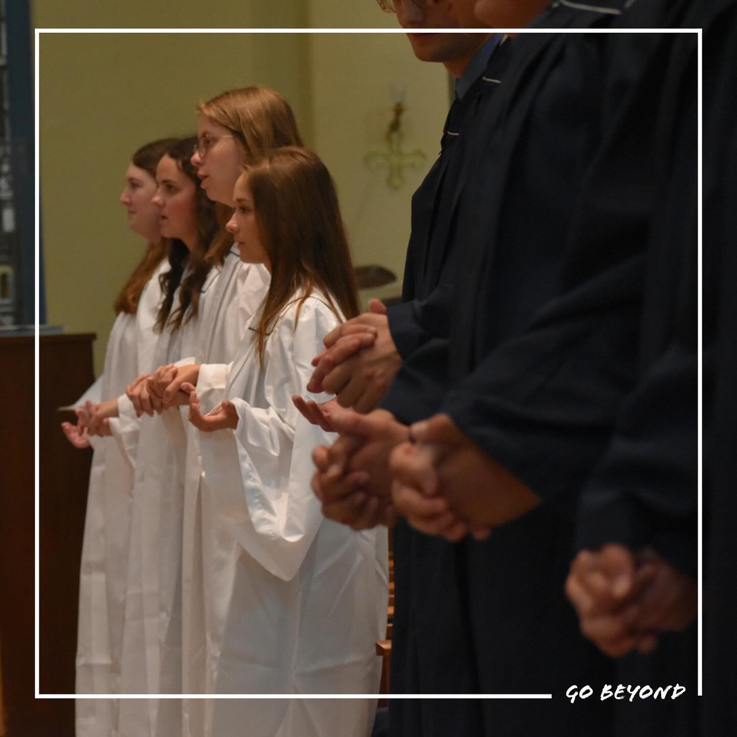Students, faculty, staff, and our OA families celebrated the Senior Mass, the last all-school Mass of the 2023-24 school year. 

Dressed in their graduation gowns, the Seniors were honored as they processed into the Sisters&rsquo; Chapel. During Mass