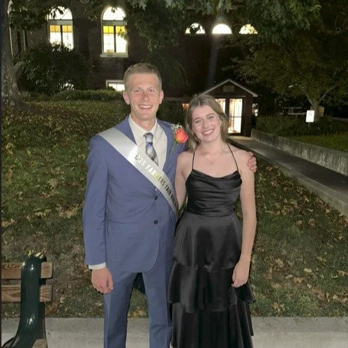 2025 Farmer's Fair

Congratulations to Eleanor Eaglin and Adam Dennis who represented Oldenburg Academy in the 2025 Farmer's Fair! Adam Dennis was the runner up for King. Thank you for representing OA so well -- we are proud of you!
