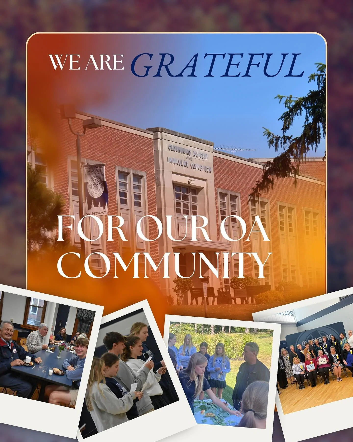 A month of gratitude begins! 

We are grateful for our amazing community of people, for your continued support of OA, and for the chance to grow together. 

This November, we&rsquo;re celebrating Gratitude Month and sharing all the blessings we&rsquo