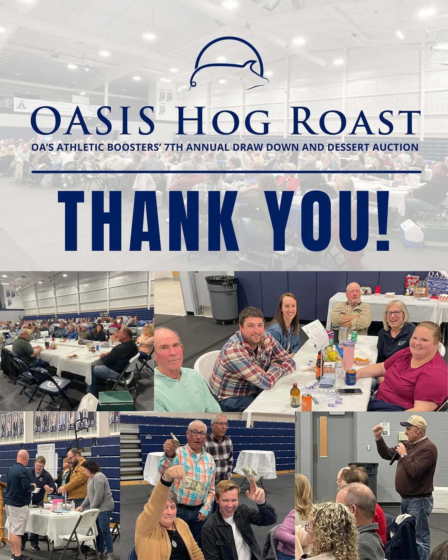 OASIS Hog Roast - Thank you!

A heartfelt thank you to everyone who helped make the 7th Annual OASIS Hog Roast a huge success! 

Together, we raised over $33,000 to support our OA student-athletes and programs. A special thanks to the Grote, Hoffman,