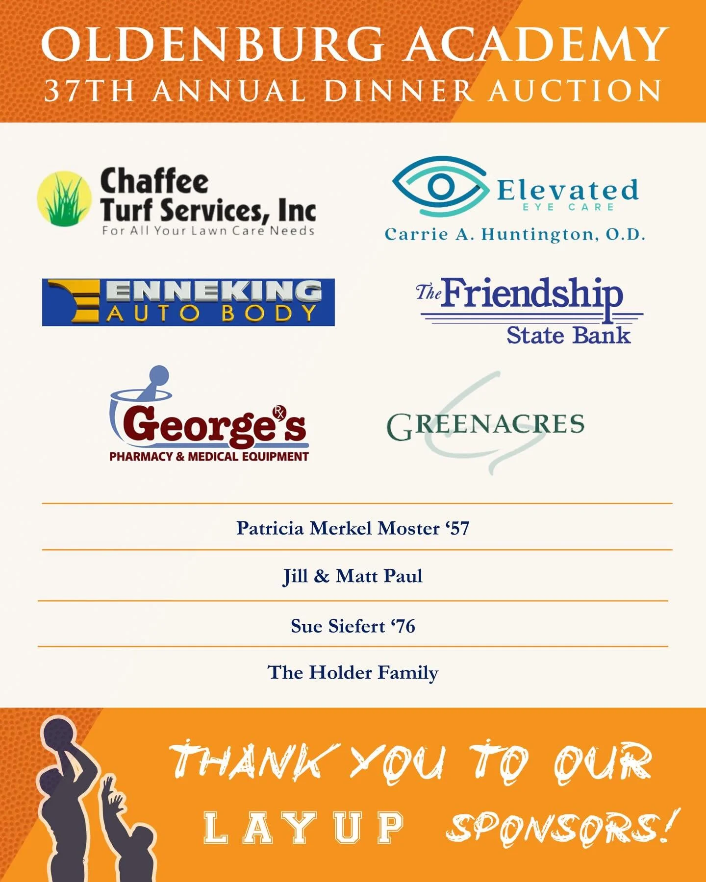 Thank you to our Layup Sponsors! 

We are so grateful for your support of the 37th Annual Dinner Auction!

🌪️💙