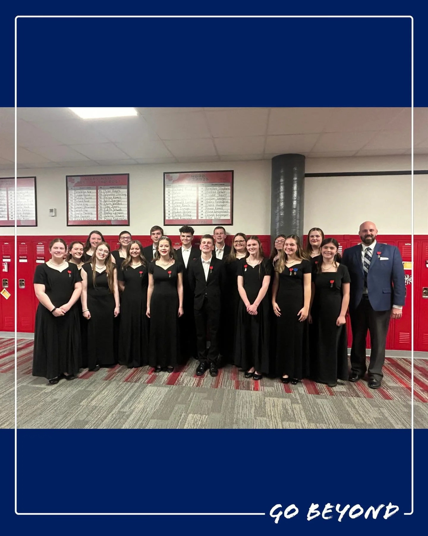 Congratulations&nbsp;to the Academy Singers who represented the academy at the ISSMA Music Competition on Saturday, February 7th.&nbsp; Snow cancellations left them with limited rehearsal time but they successfully achieved a silver medal for their p
