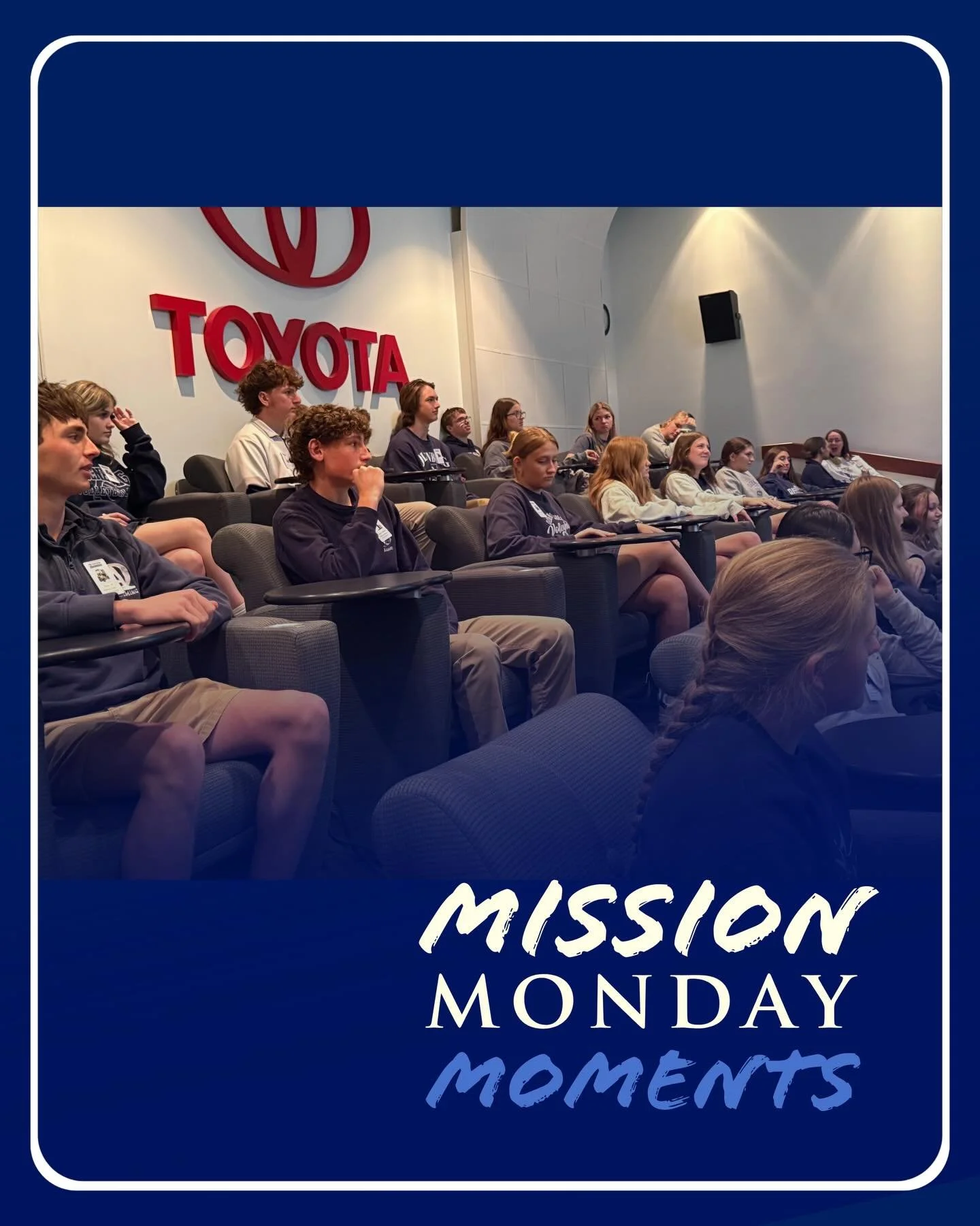 💙 Mission Monday Moments 🌪️

Another Mission Monday that truly captured what this initiative is all about&mdash;engaging the mind, body, and spirit through meaningful, real-world experiences.

Our Freshmen wrapped up their Computer Science course w