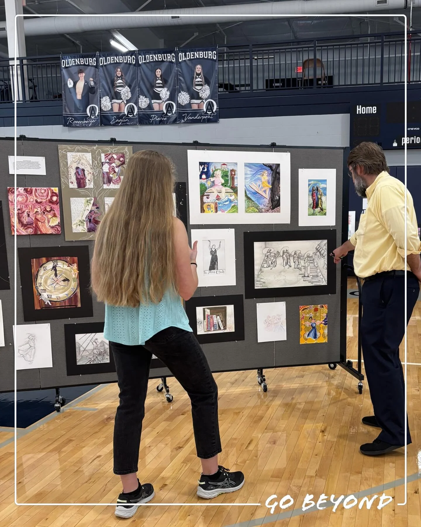 Celebrating creativity at our Spring Art Show! 🎨✨
 Last night, we showcased artwork from all of our art students, filling the space with color, imagination, and talent. 

We were also proud to feature AP students&rsquo; portfolio pieces, highlightin