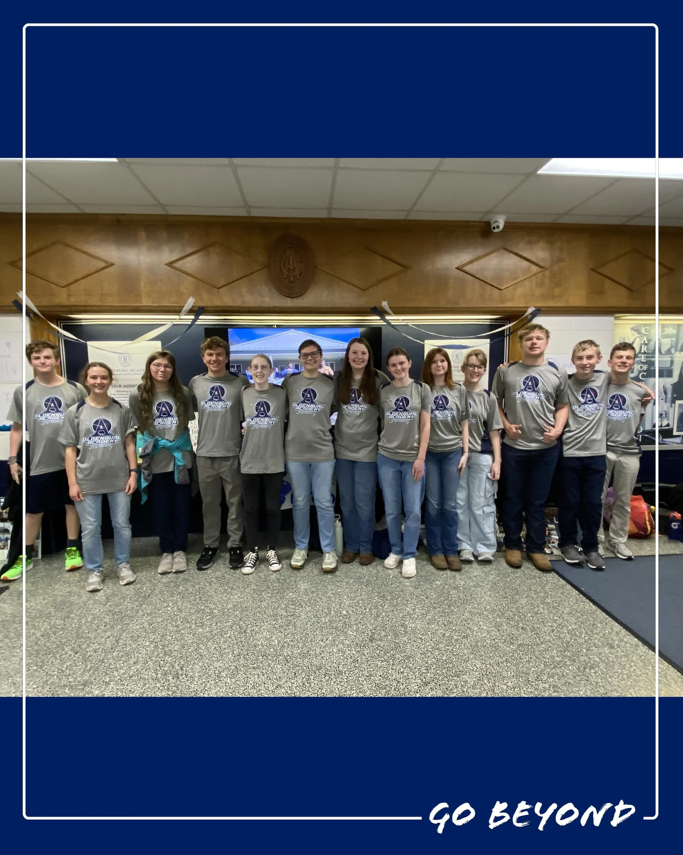 The OA Archery Team competed at Nationals in Louisville yesterday! 🎯💙 Congratulations to all of our student archers on a great season and representing Oldenburg Academy so well.

A special shoutout to our senior members of the Class of 2026, featur