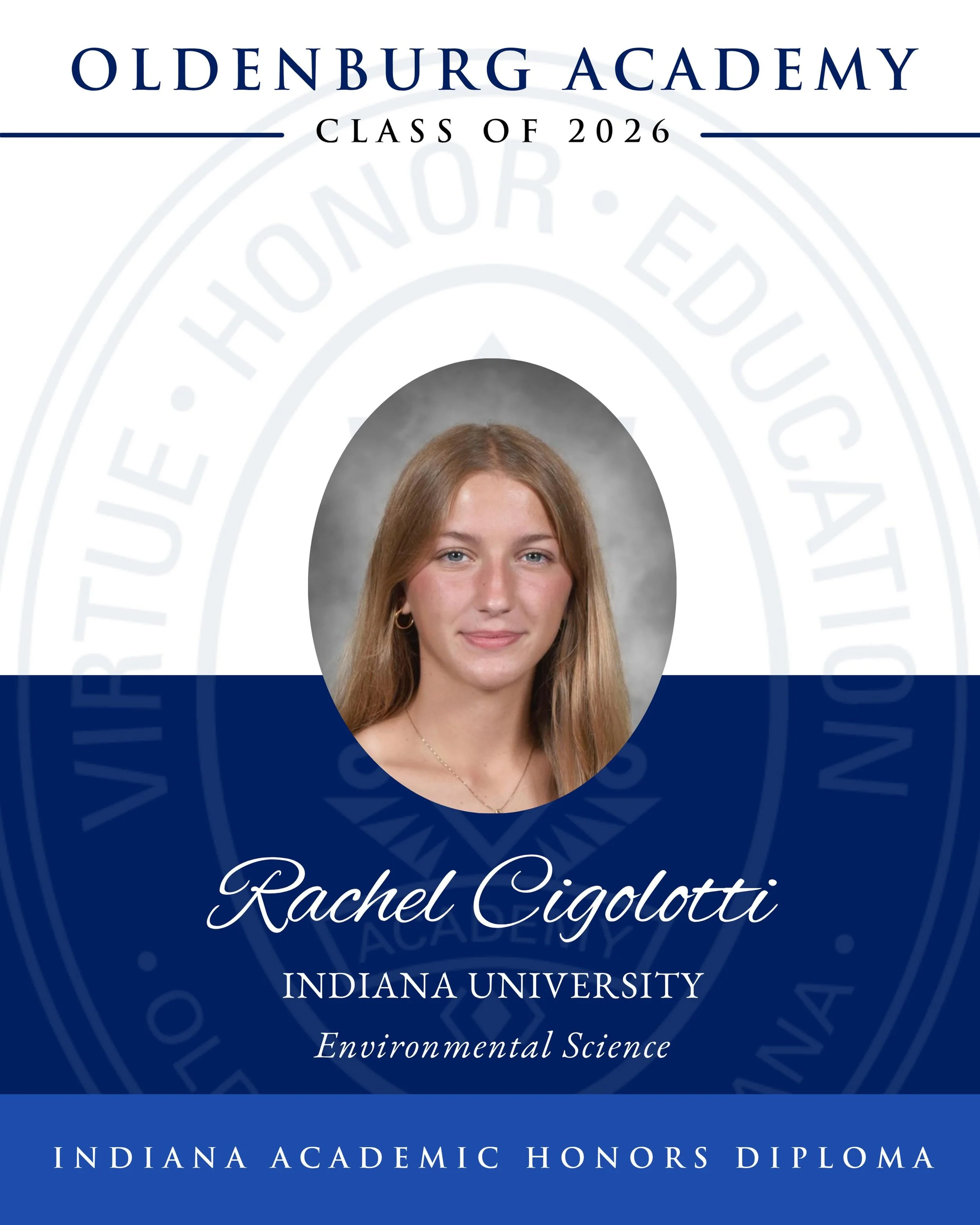 💙 🌪️ Celebrating the OA Class of 2026 ✨

Congratulations to Rachel Cigolotti on this exciting next chapter! After graduation, she will be attending Indiana University to study Environmental Science. 

We are so proud of the entire class of 2026 and