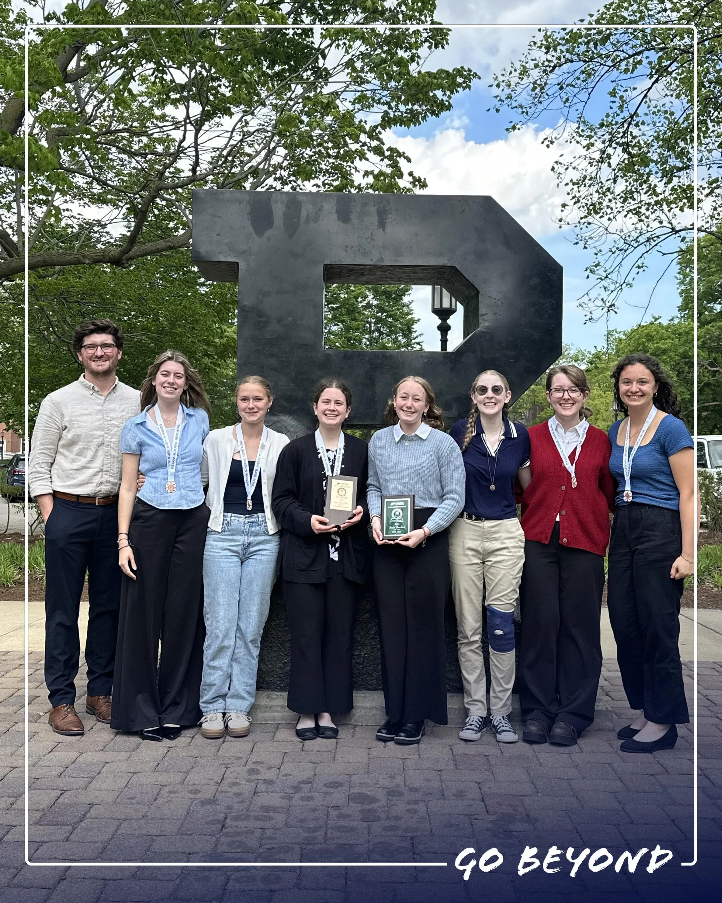 Congratulations to the OA Academic Team for an outstanding performance at the State Competition at Purdue University! Our Fine Arts team earned the title of State Finalist, and our Interdisciplinary team brought home 3rd Place in the State!

We are i