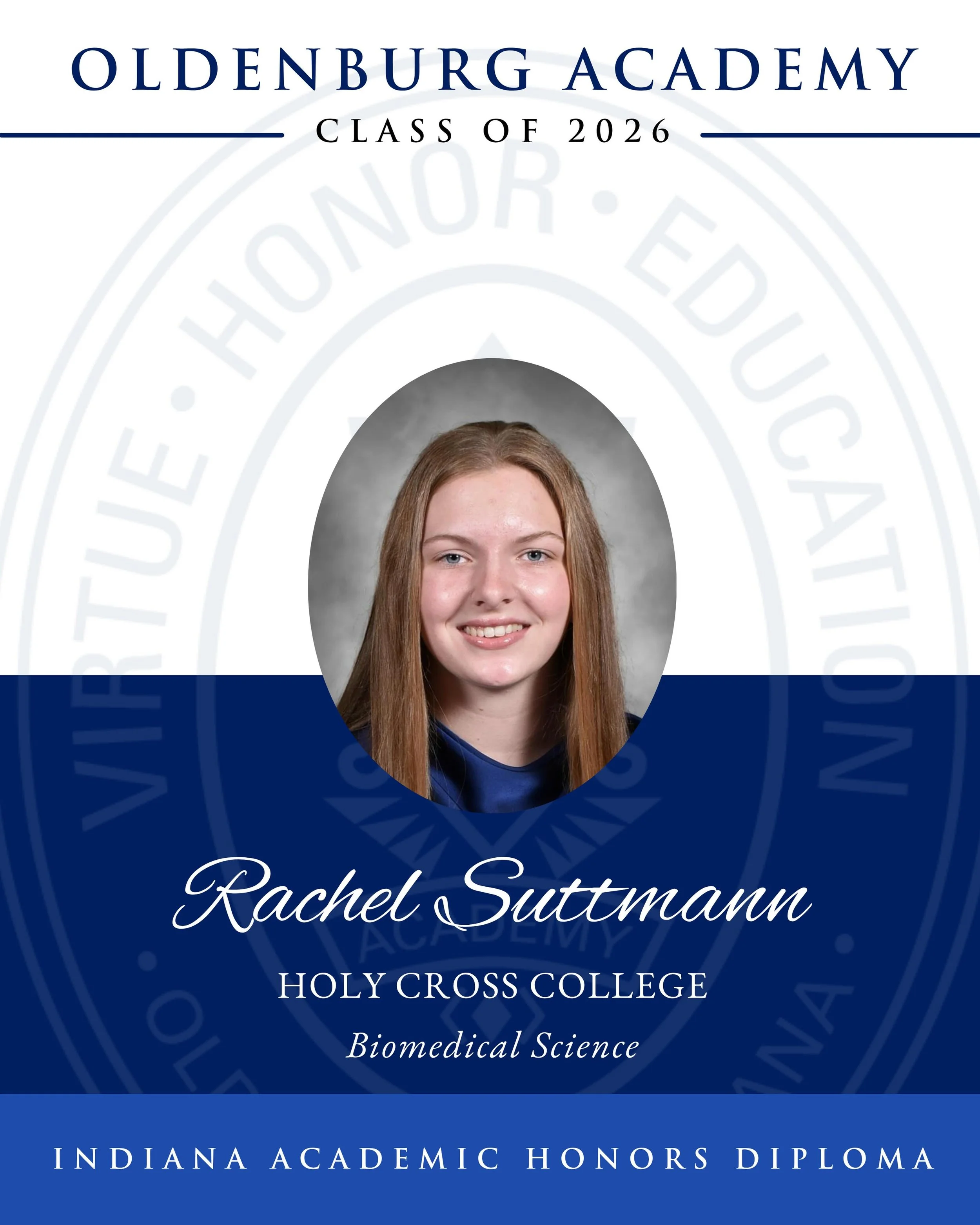 💙 🌪️ Celebrating the OA Class of 2026 ✨

Congratulations to Rachel Suttmann on this exciting next chapter! After graduation, she will be attending Holy Cross College to study Biomedical Science.

We are so proud of the entire class of 2026 and cann
