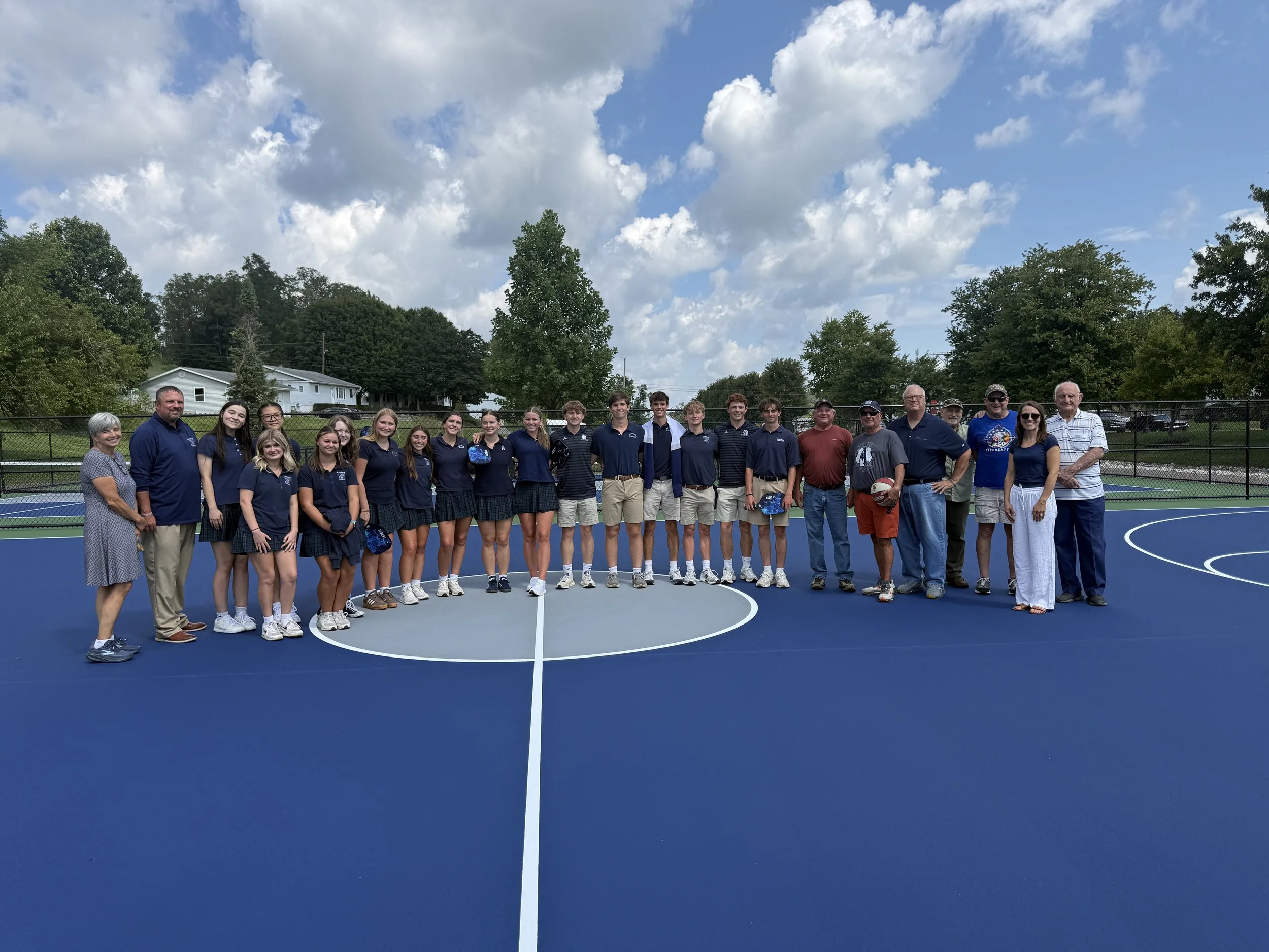 Student-Led Effort Brings New Basketball and Pickleball Courts to Maypole Heritage Park