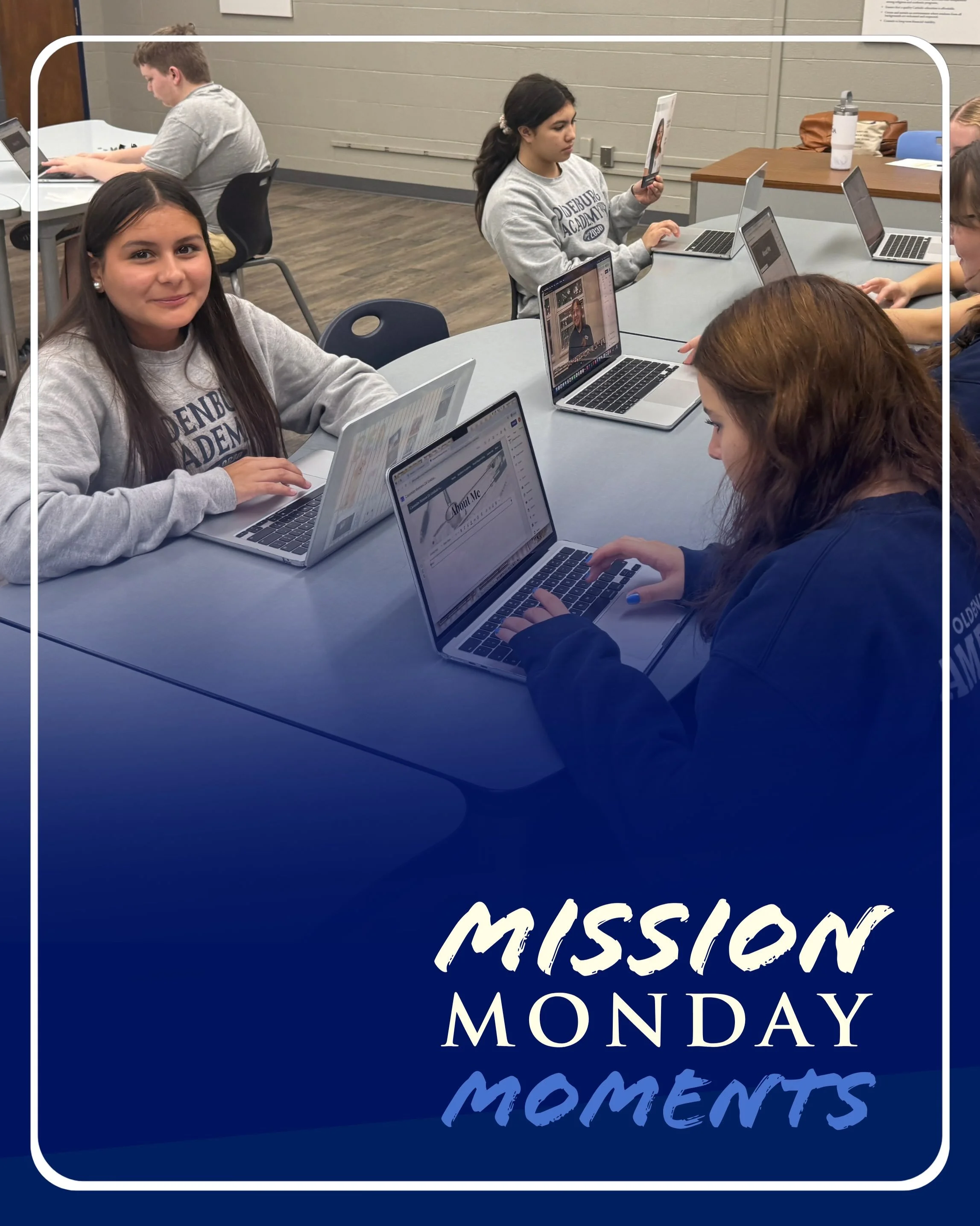 Mission Monday Moments: Discovering, Growing, Becoming

This week&rsquo;s Mission Monday gave our students opportunities to learn, reflect, serve, and grow both inside and outside the classroom.

Freshmen began building their Graduate Guarantee Digit