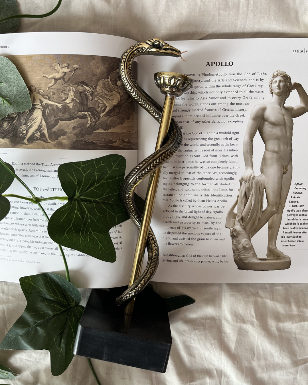 [PRE-ORDER] The Staff of Asclepius, Greek God of Healing - Handmade in Greece