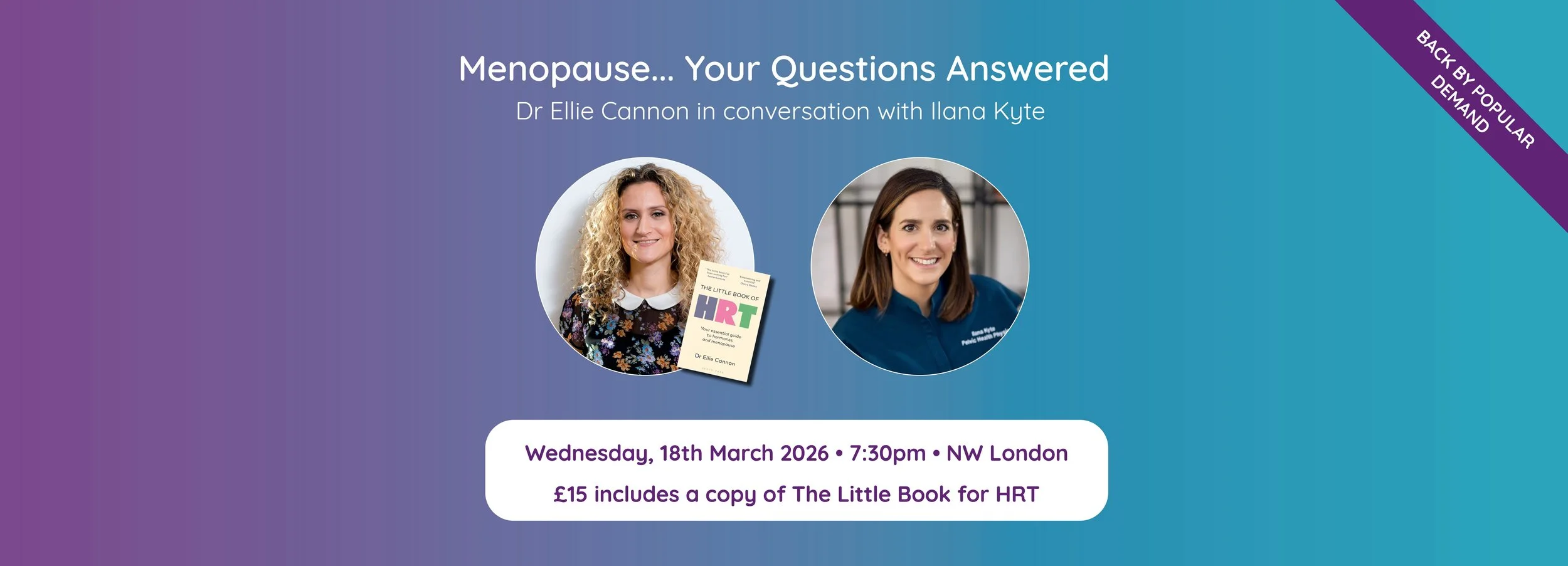 Menopause…Your Questions Answered Event