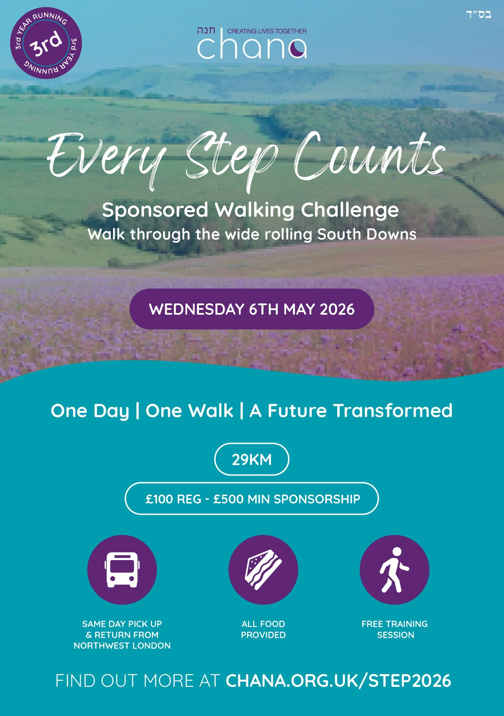 Sponsored Walking Challenge - Every Step Counts 